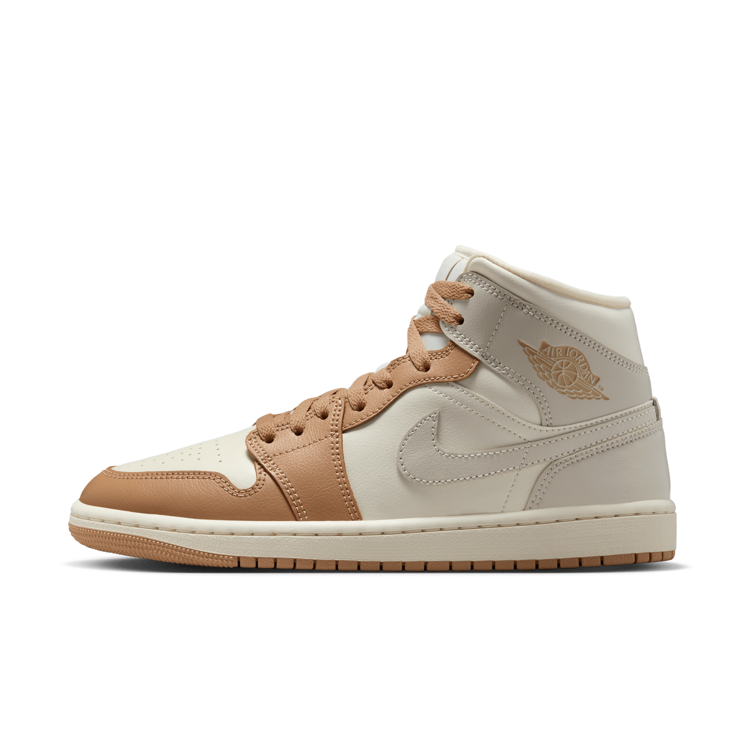 Thumbnail - Air Jordan 1 Mid Damenschuh - Braun