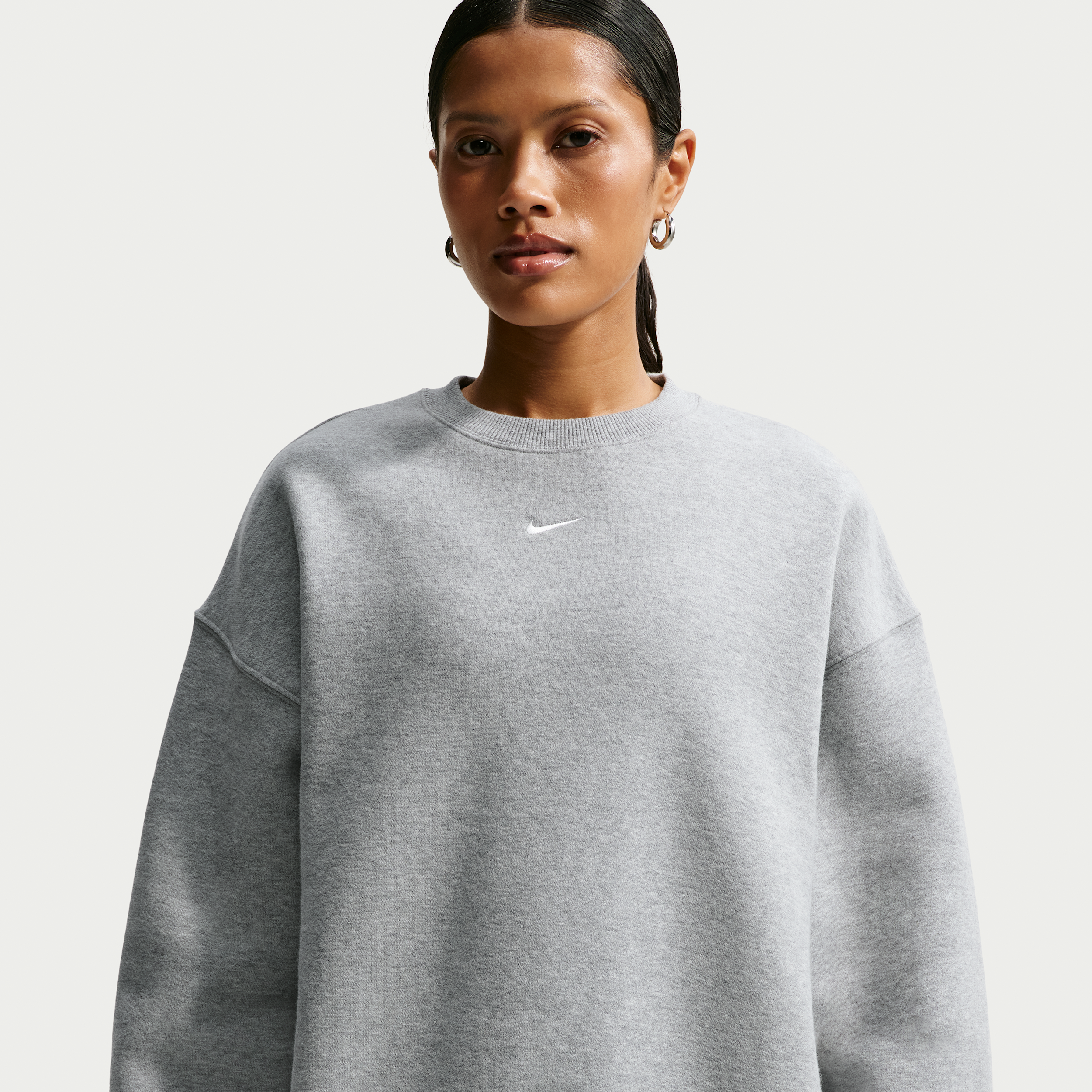 Nike Sweat Oversize A Col Ras Du Cou Nike Studio Fleece Medium Weight Pour