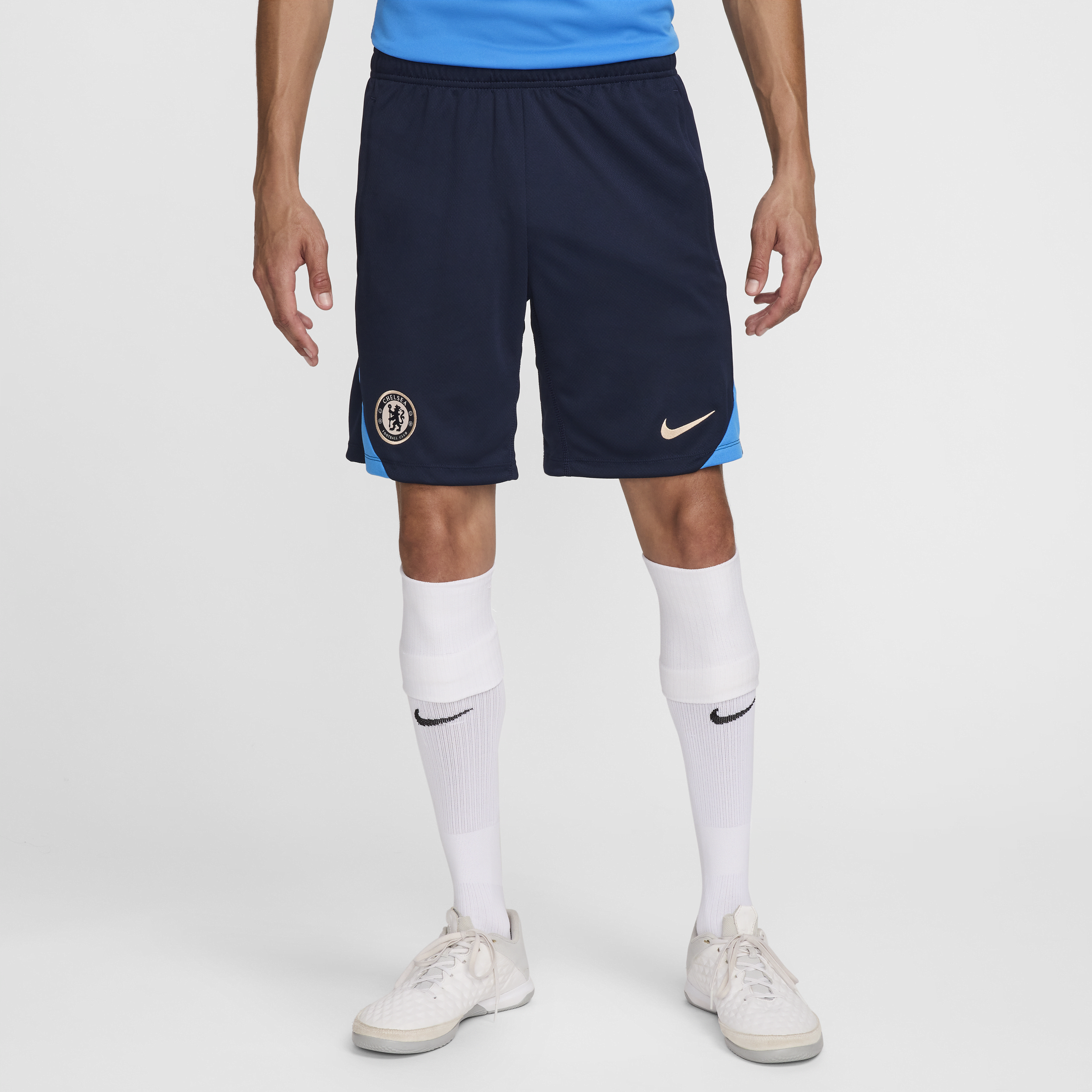 Short de foot en maille Nike Dri-FIT Chelsea FC Strike pour homme - Bleu