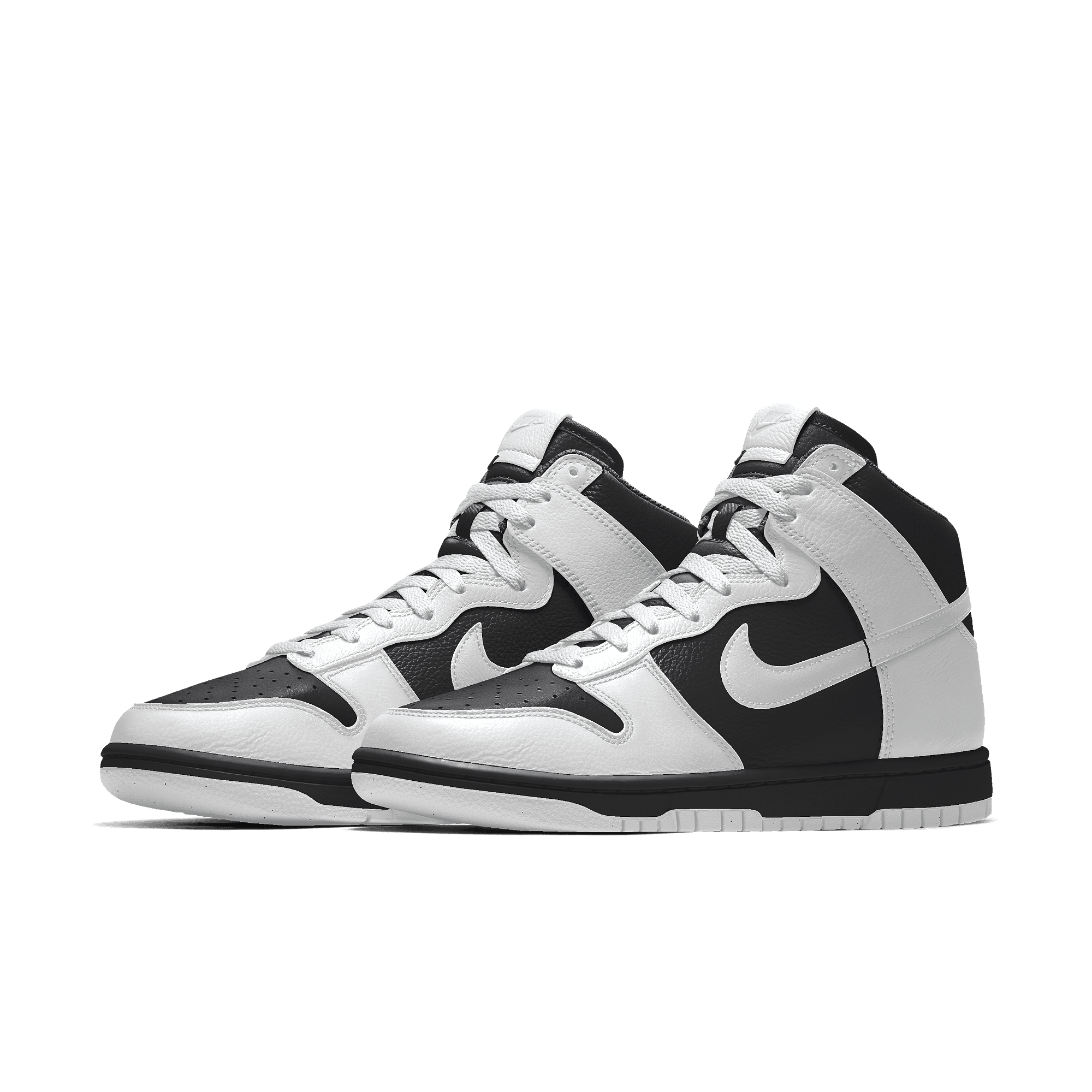 Chaussure personnalisable Nike Dunk High By You pour femme - Noir - 5835981658