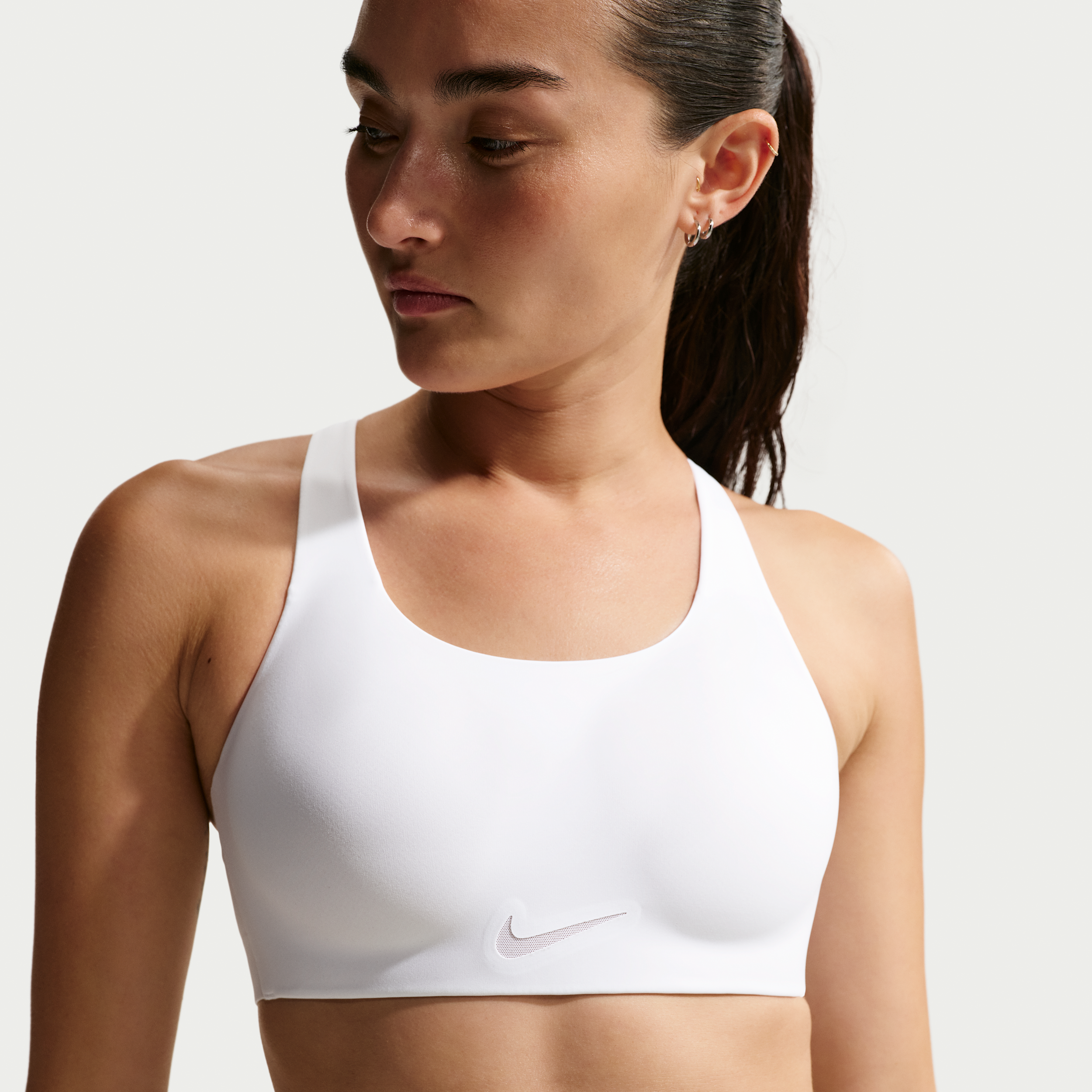 Bra imbottito a sostegno ultra elevato Nike Rival – Donna - Bianco