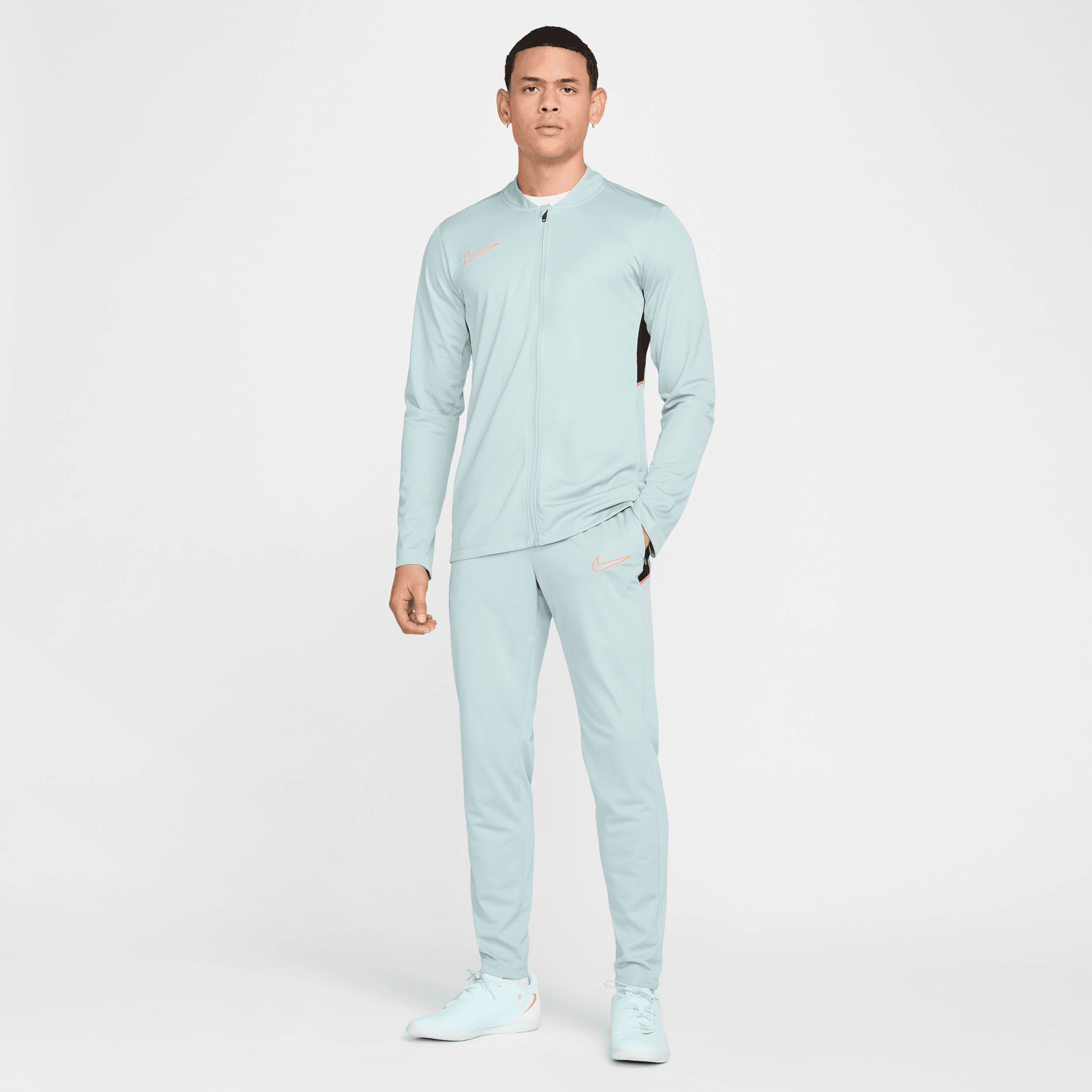 Thumbnail - Nike Academy Dri-FIT-Fußball-Trainingsanzug für Herren - Grau