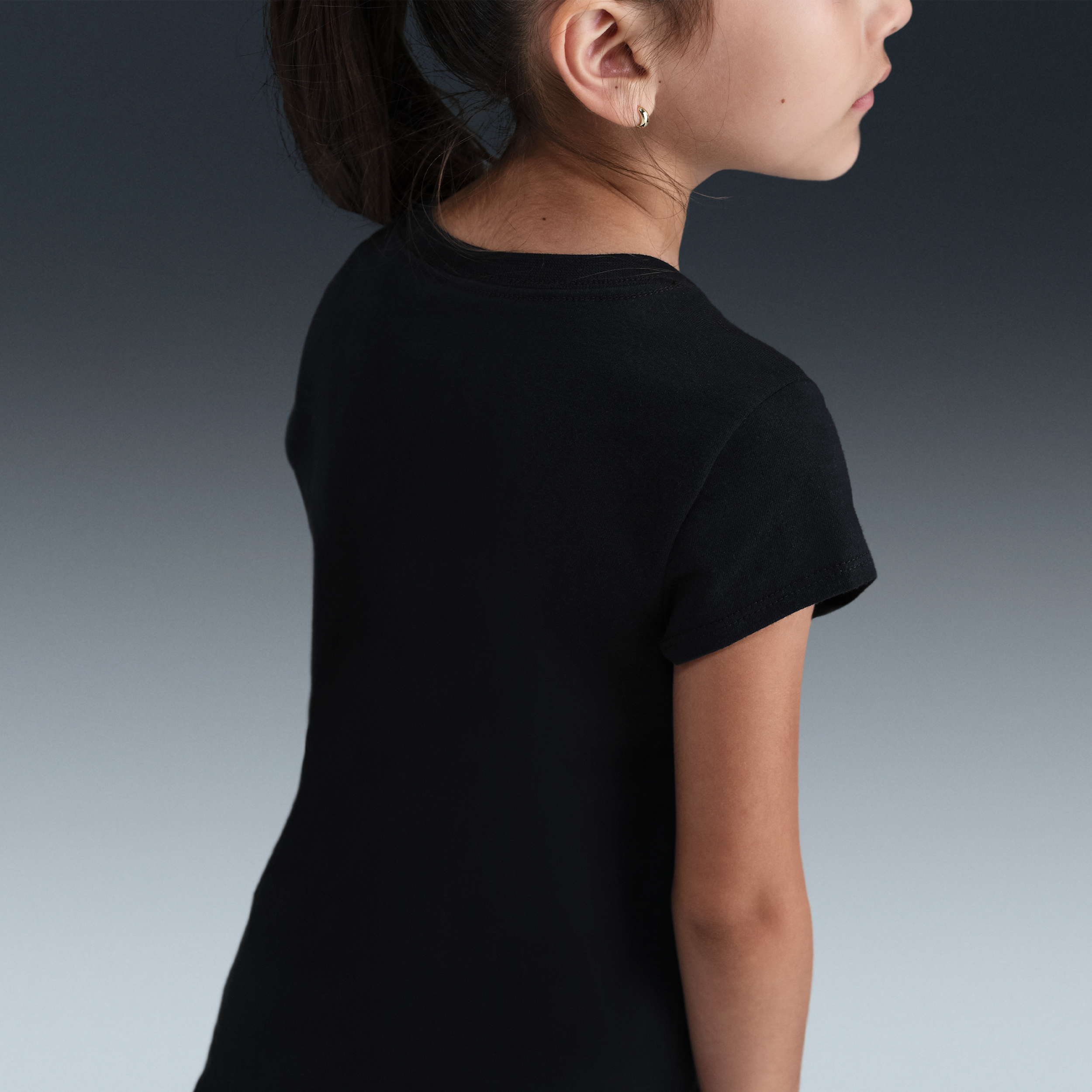 Thumbnail - Nike T-Shirt für jüngere Kinder - Schwarz