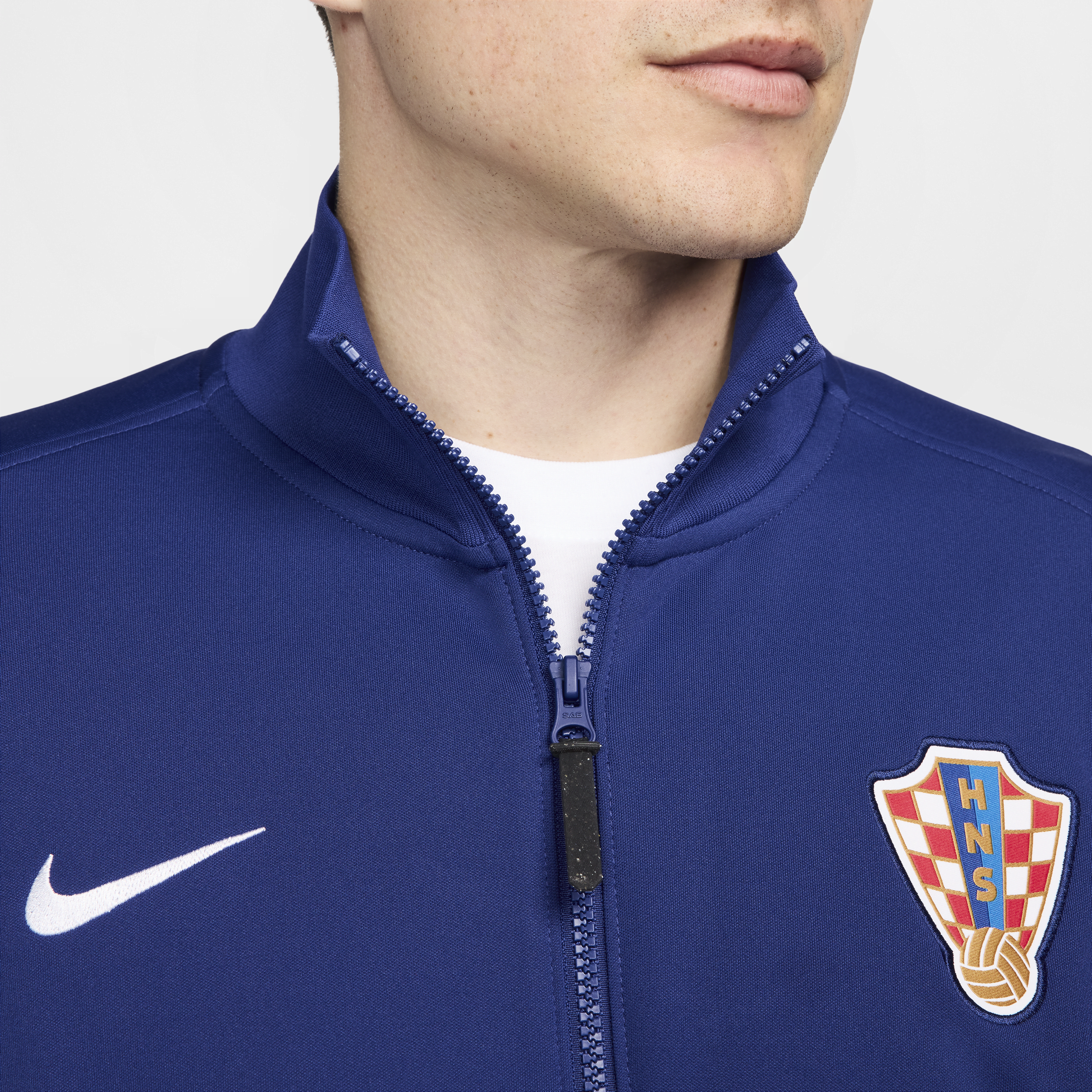 Veste de foot Nike Croatie Academy Pro pour homme - Bleu