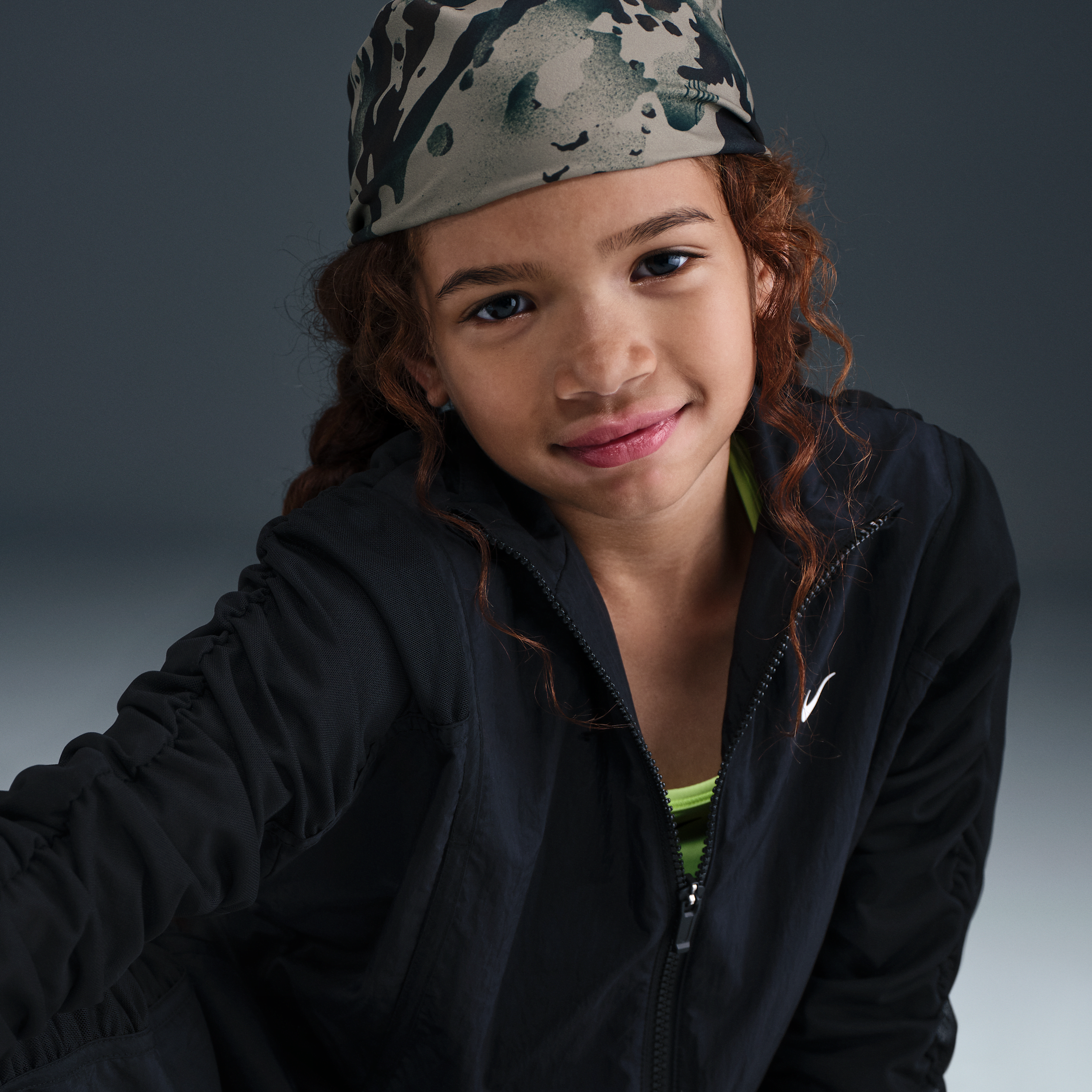 Thumbnail - Nike Sportswear Webjacke (Mädchen) - Schwarz