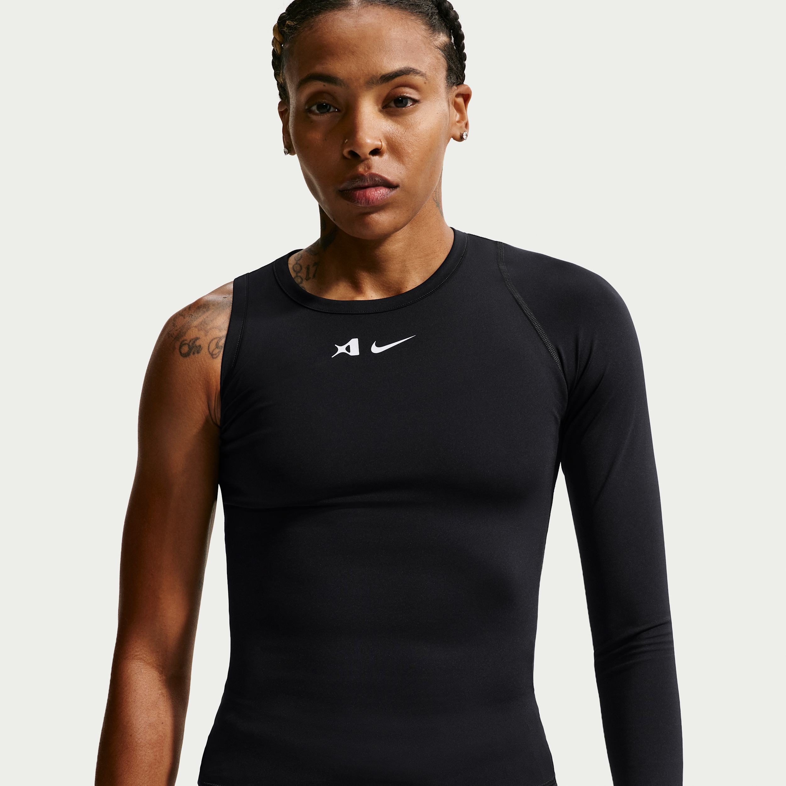 Maglia da basket Dri-FIT reversibile asimmetrica A'ja Wilson – Donna - Nero