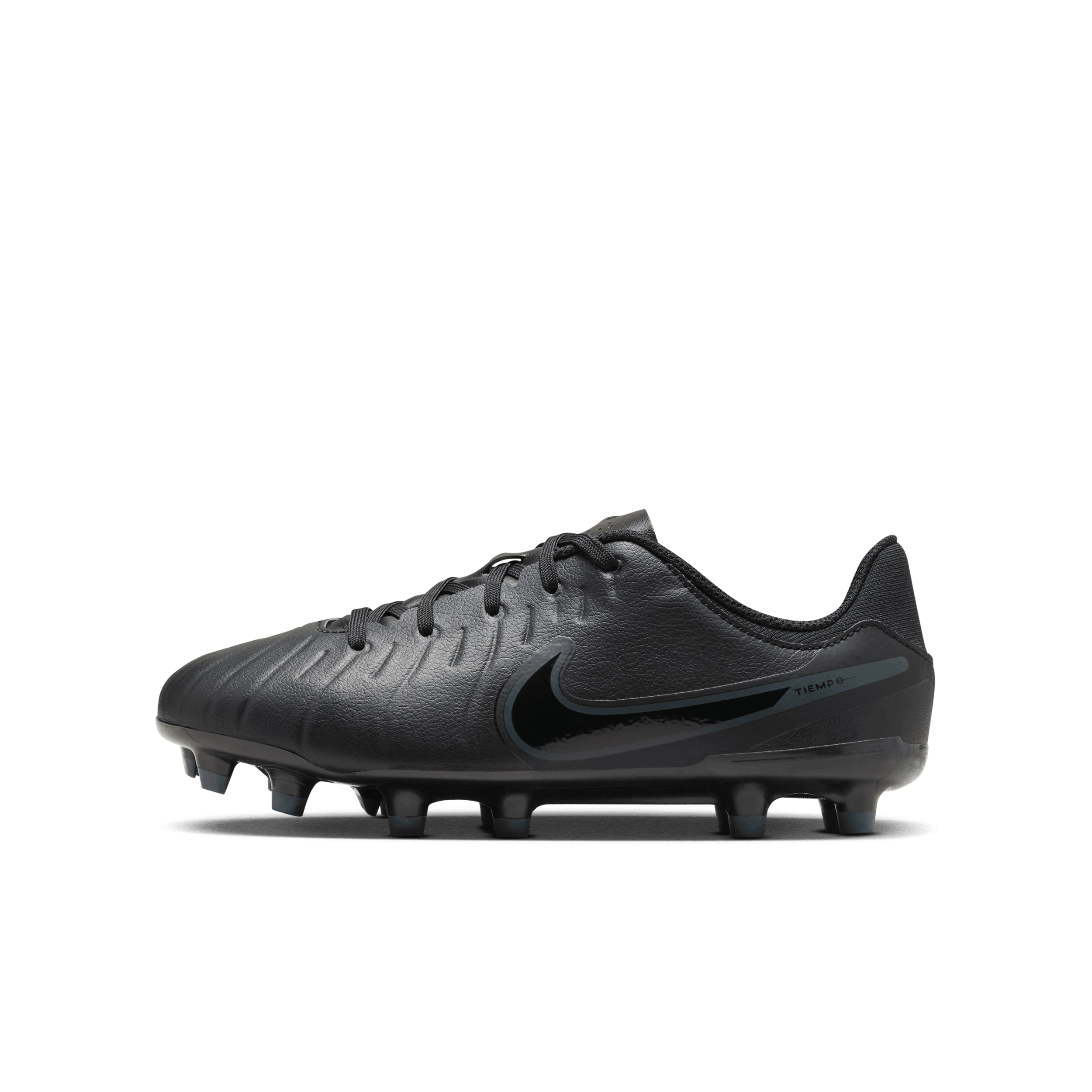 Chaussure de foot basse à crampons multi-surfaces Nike Jr. Tiempo Legend 10 Academy pour enfant/ado - Noir