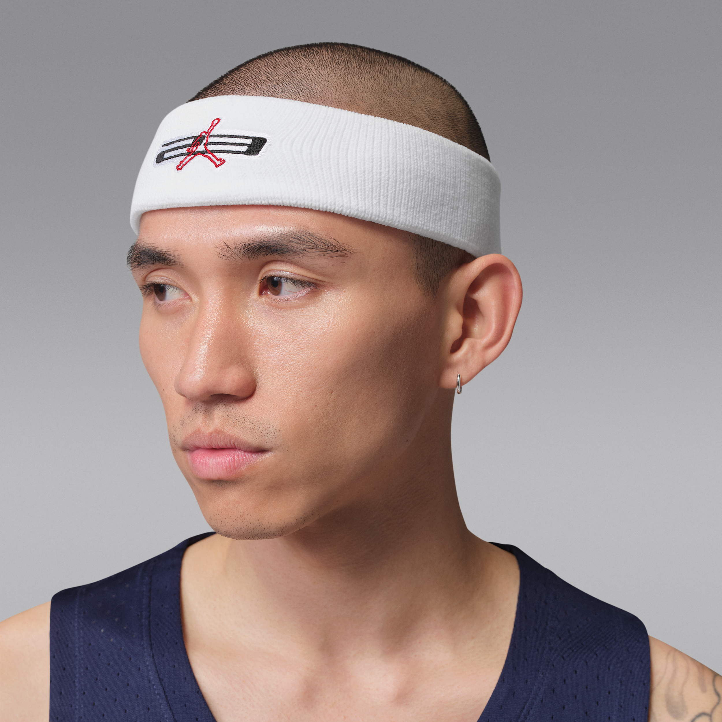 Thumbnail - Jordan Jumpman Dri-FIT-Stirnband - Weiß