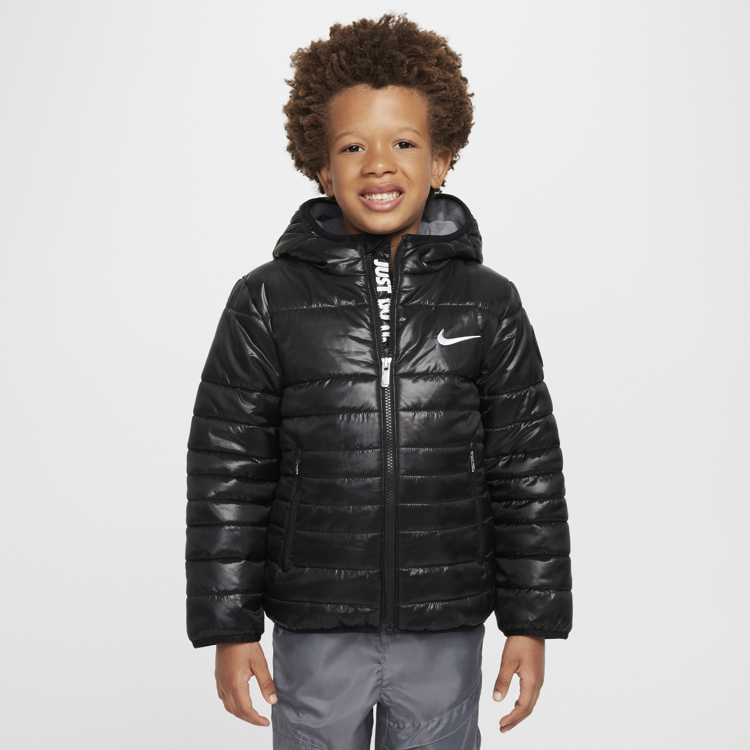 Veste matelassée avec garnissage Nike pour enfant - Noir