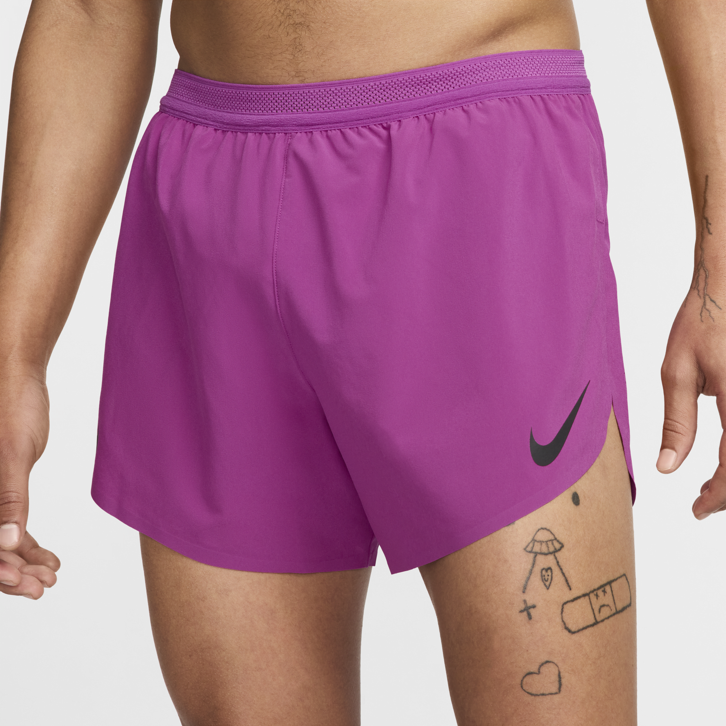 Short de running avec sous-short intégré 10 cm Dri-FIT ADV Nike AeroSwift pour homme - Pourpre