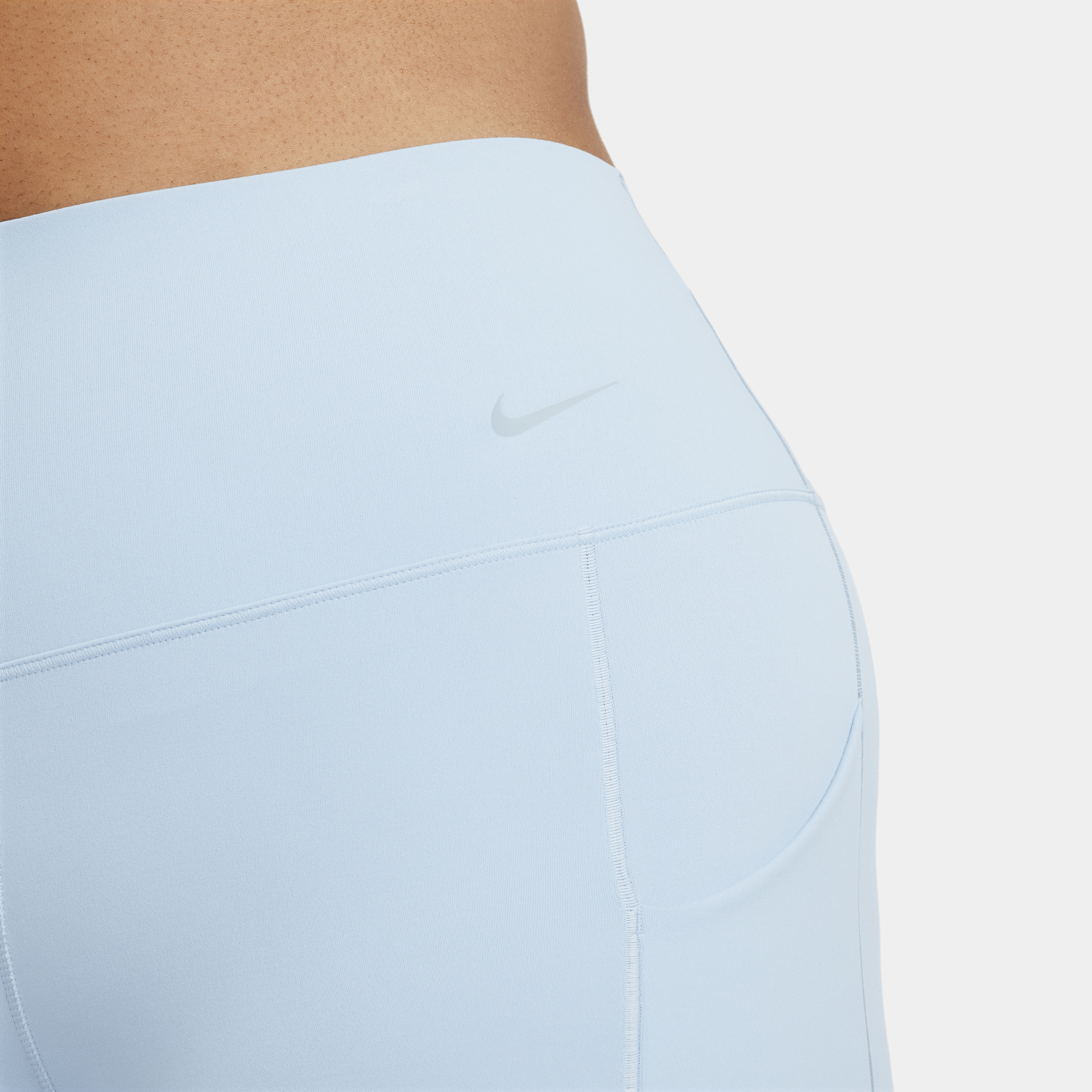 Nike Universa Lange legging met hoge taille zakken en medium ondersteuning voor dames Blauw