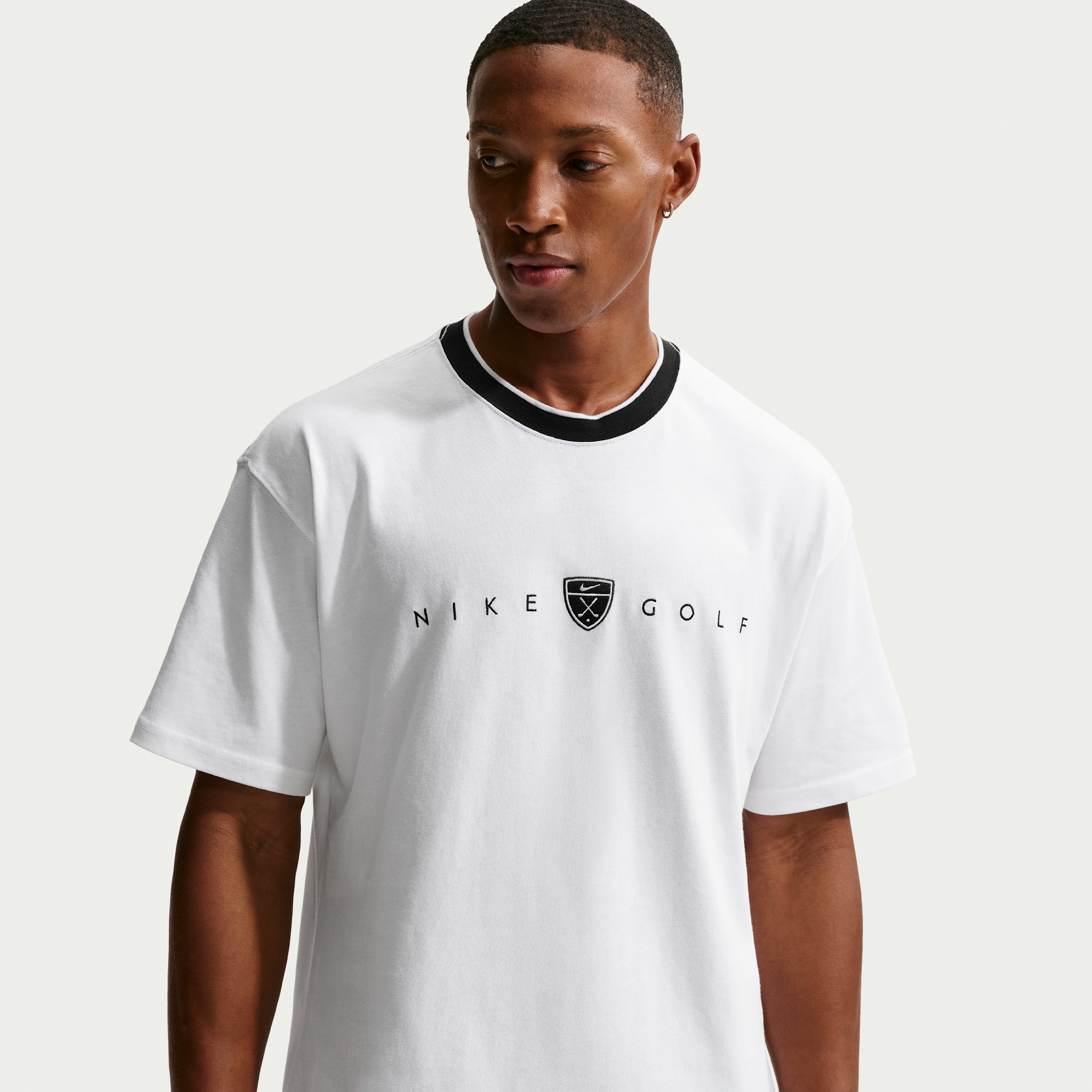 Thumbnail - Nike Golf-T-Shirt in weiter Passform (Herren) - Weiß