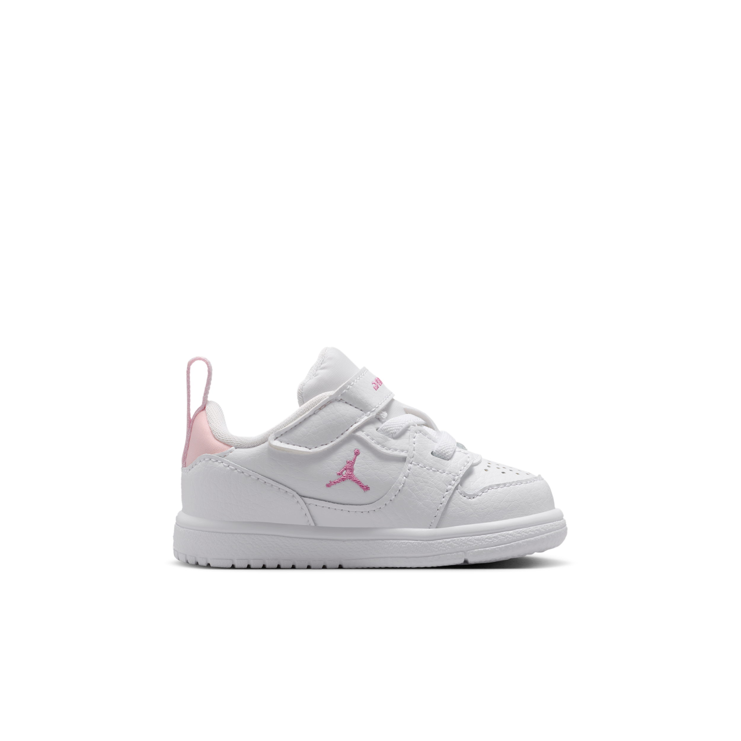 Air Jordan Court Connect Low TD 'White Pink Foam' | Infant Size 4 - IQ6047-101