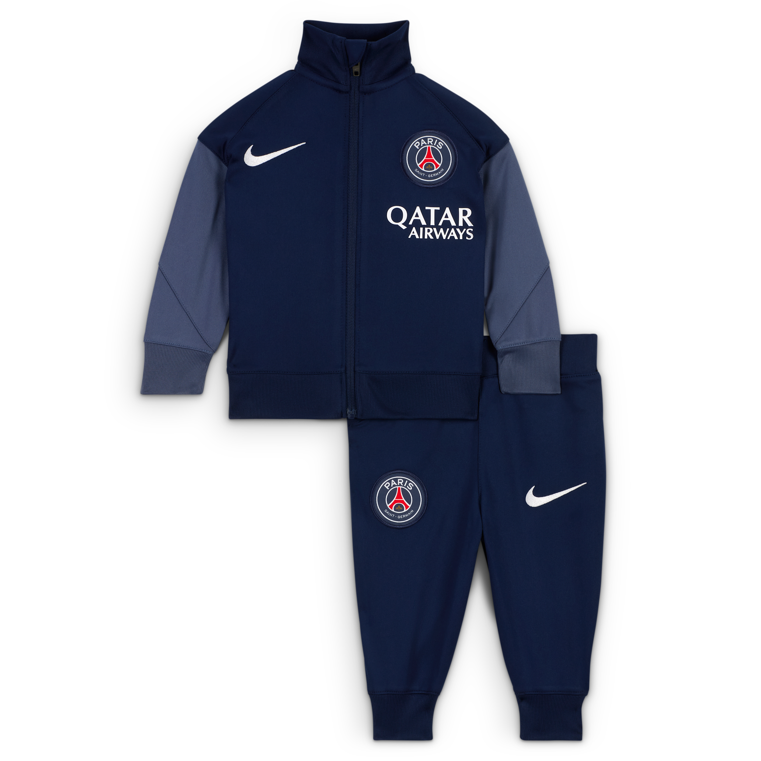 Pairis Saint-Germain Strike Baby/Toddler Nike Dri-FIT Soccer Knit Tracksuit - Blue - Polyester