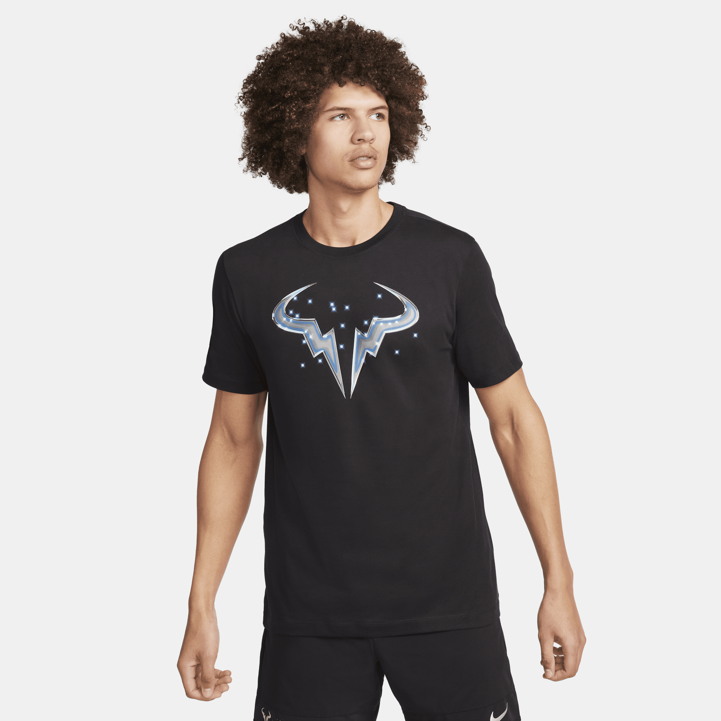 Nike Court Dri-FIT Rafa T-shirt voor heren Zwart