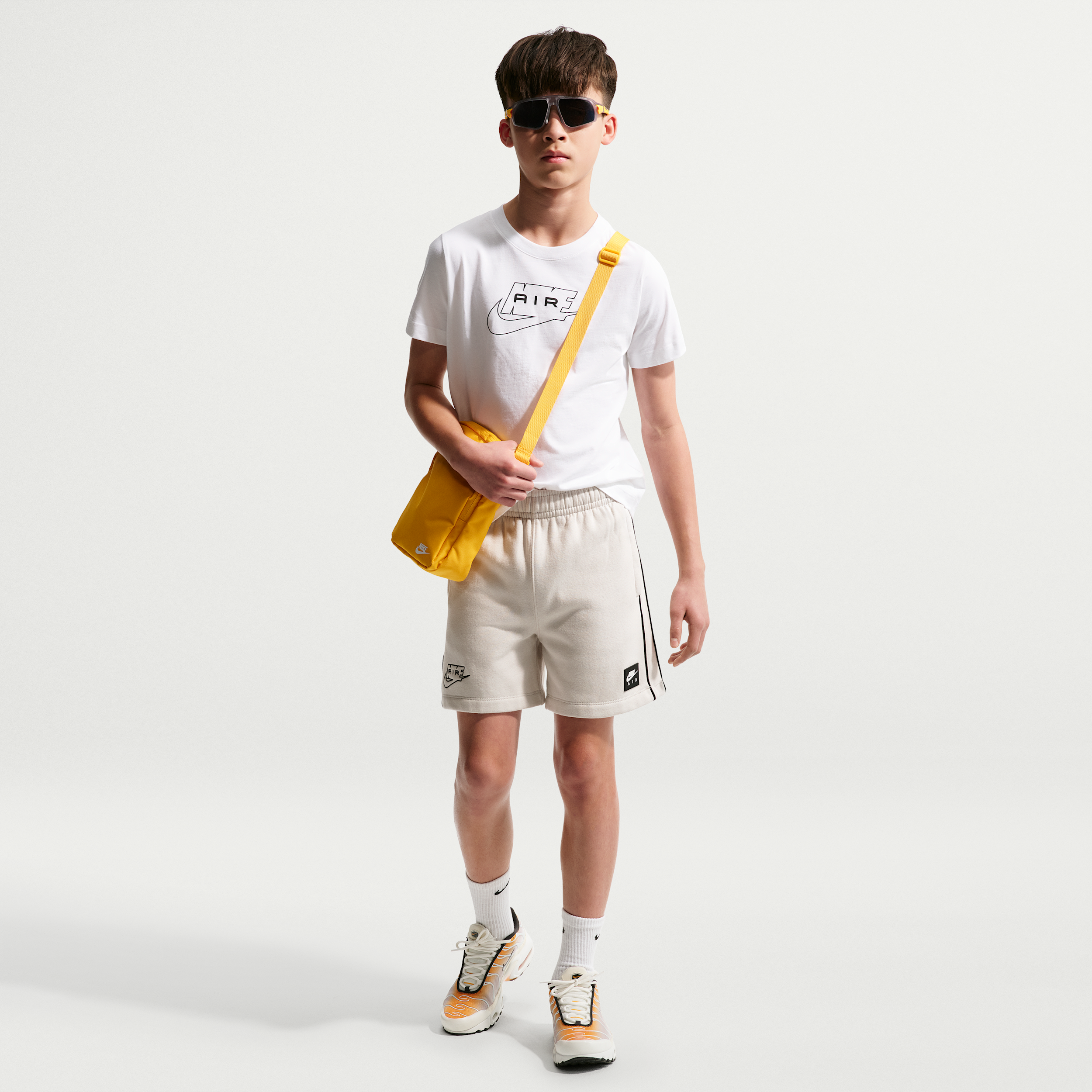 Shorts in fleece Nike Air – Ragazzo/a - Grigio