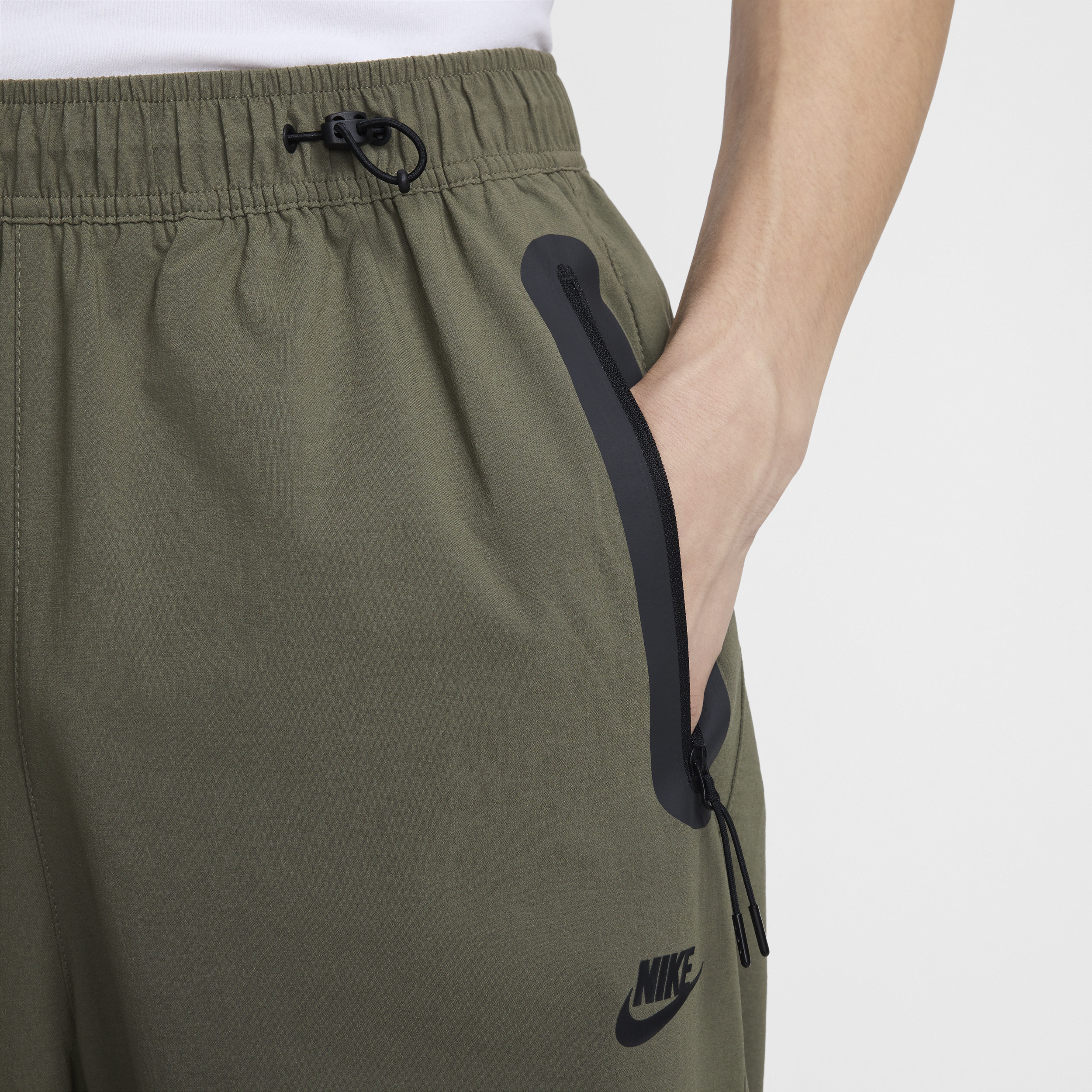 Pantalon oversize tissé Nike Tech pour homme - Vert