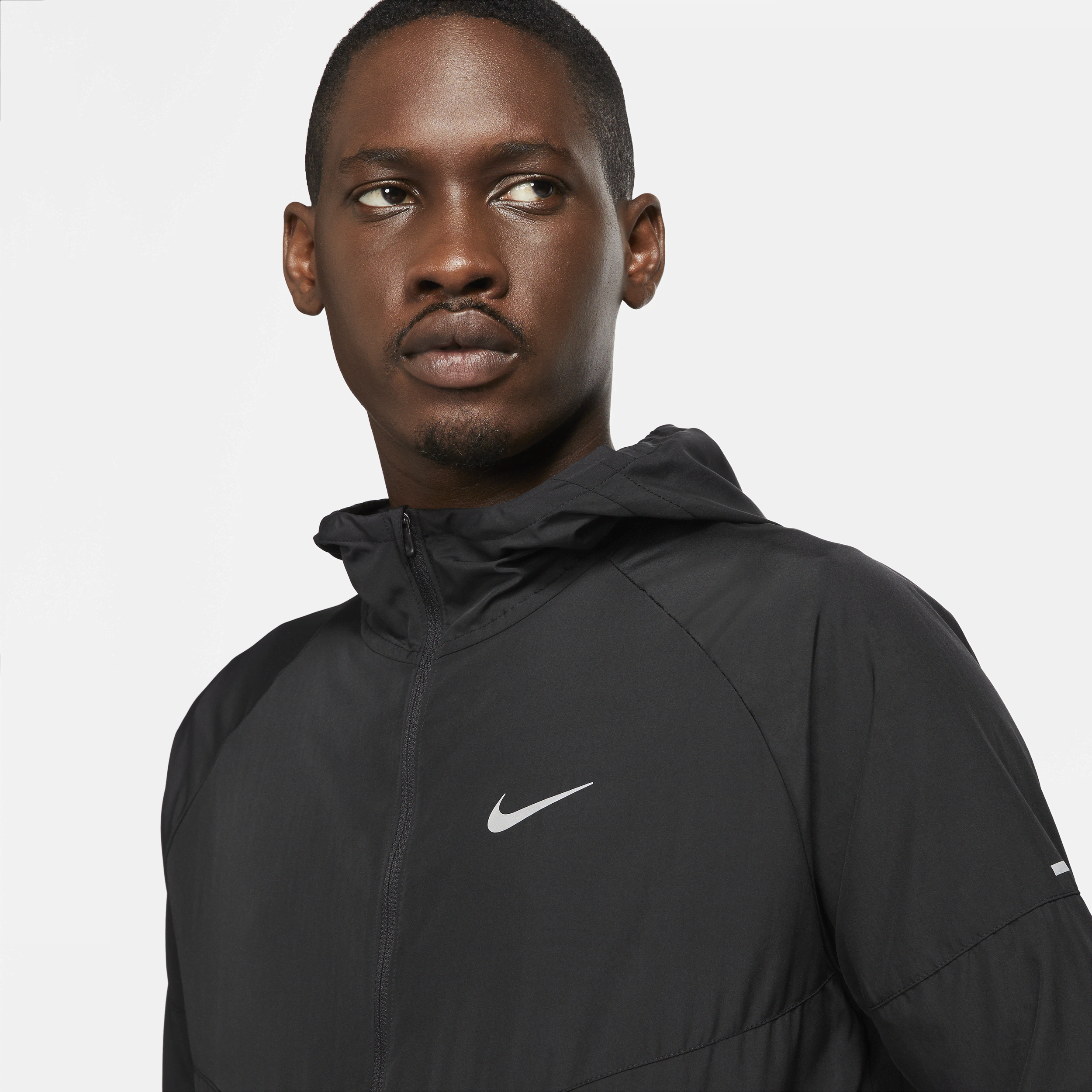 Veste de running déperlante Nike Miler pour homme - Noir