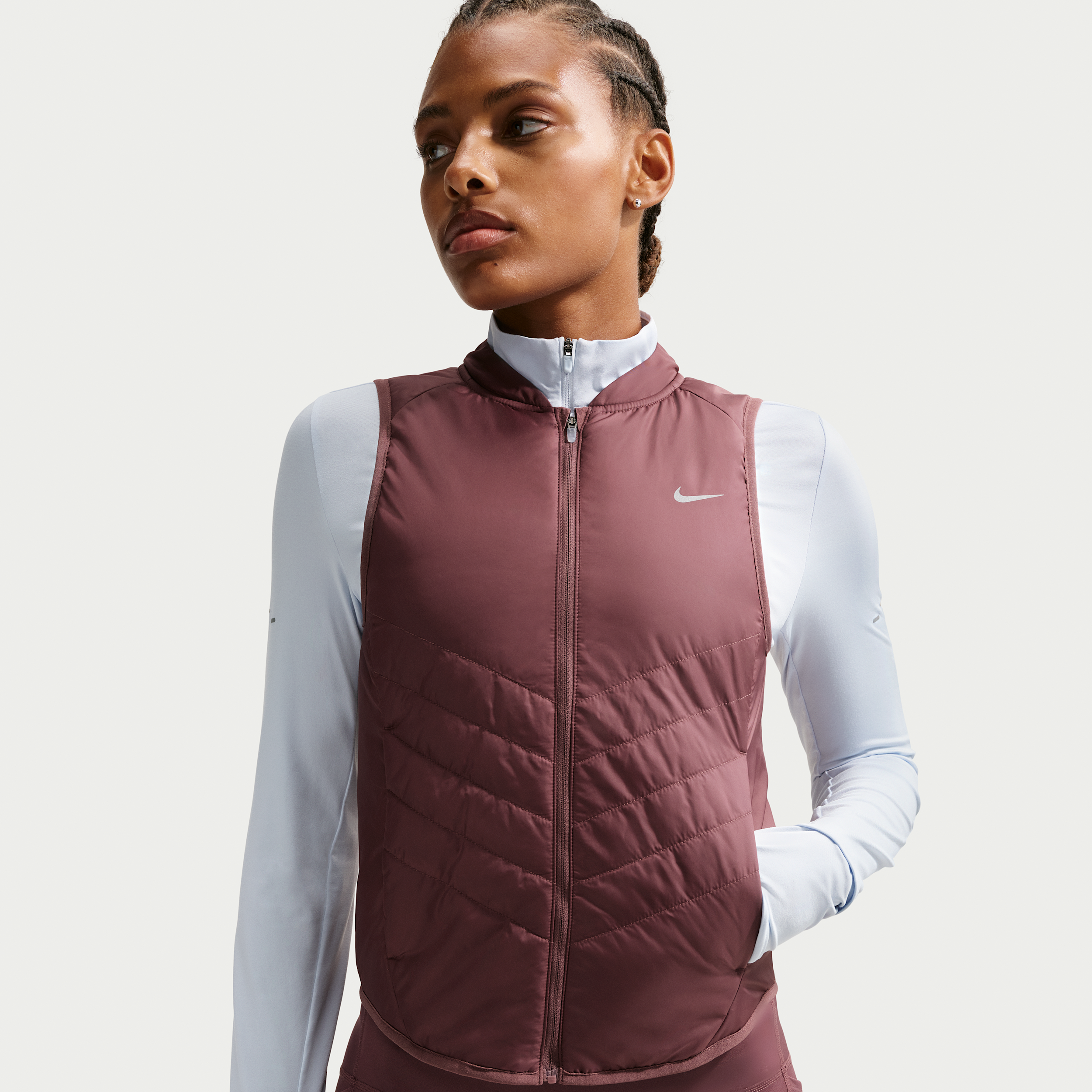 Smanicato da running caldo idrorepellente Nike Tempo – Donna - Viola