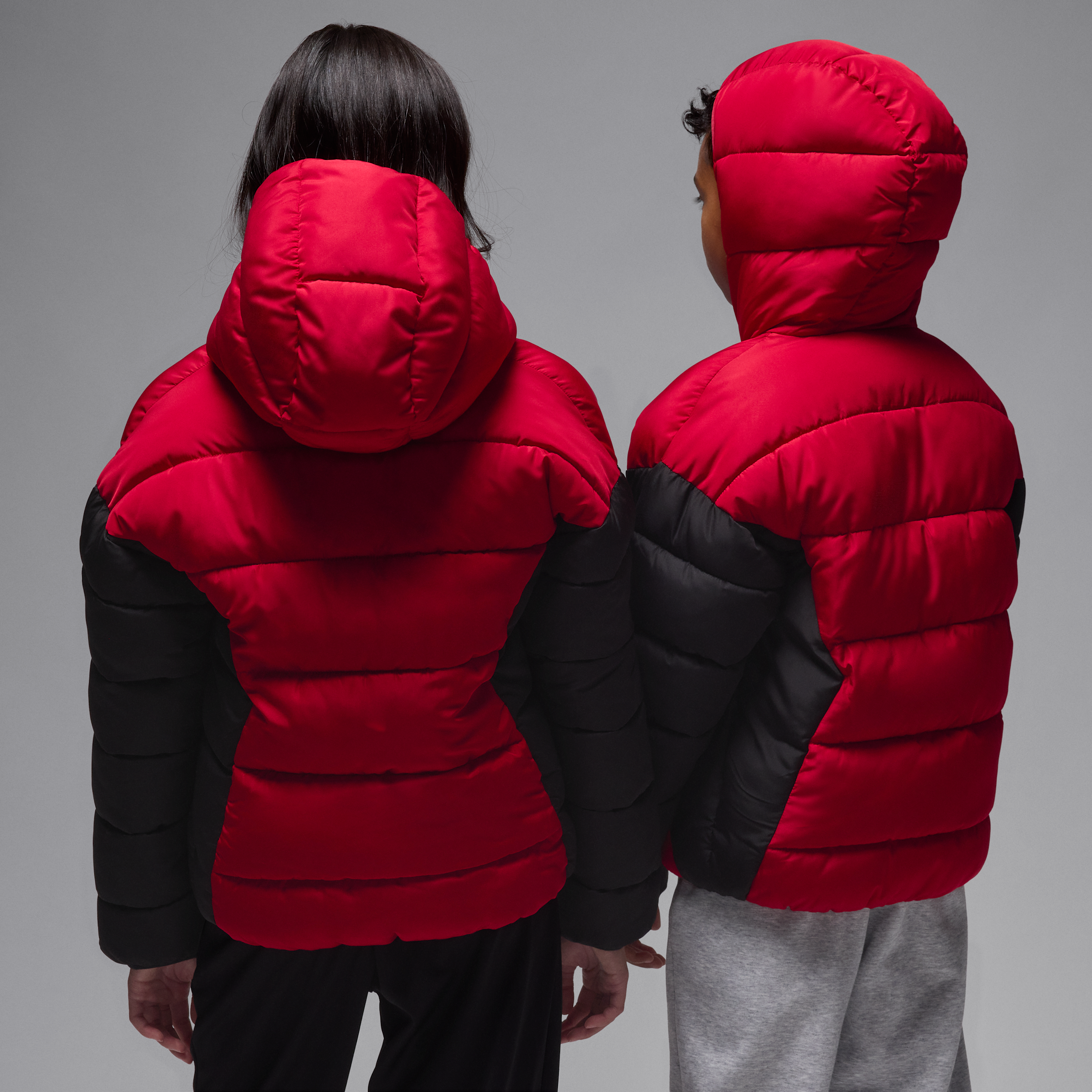Thumbnail - Jordan Brooklyn Puffer-Jacke (ältere Kinder) - Rot