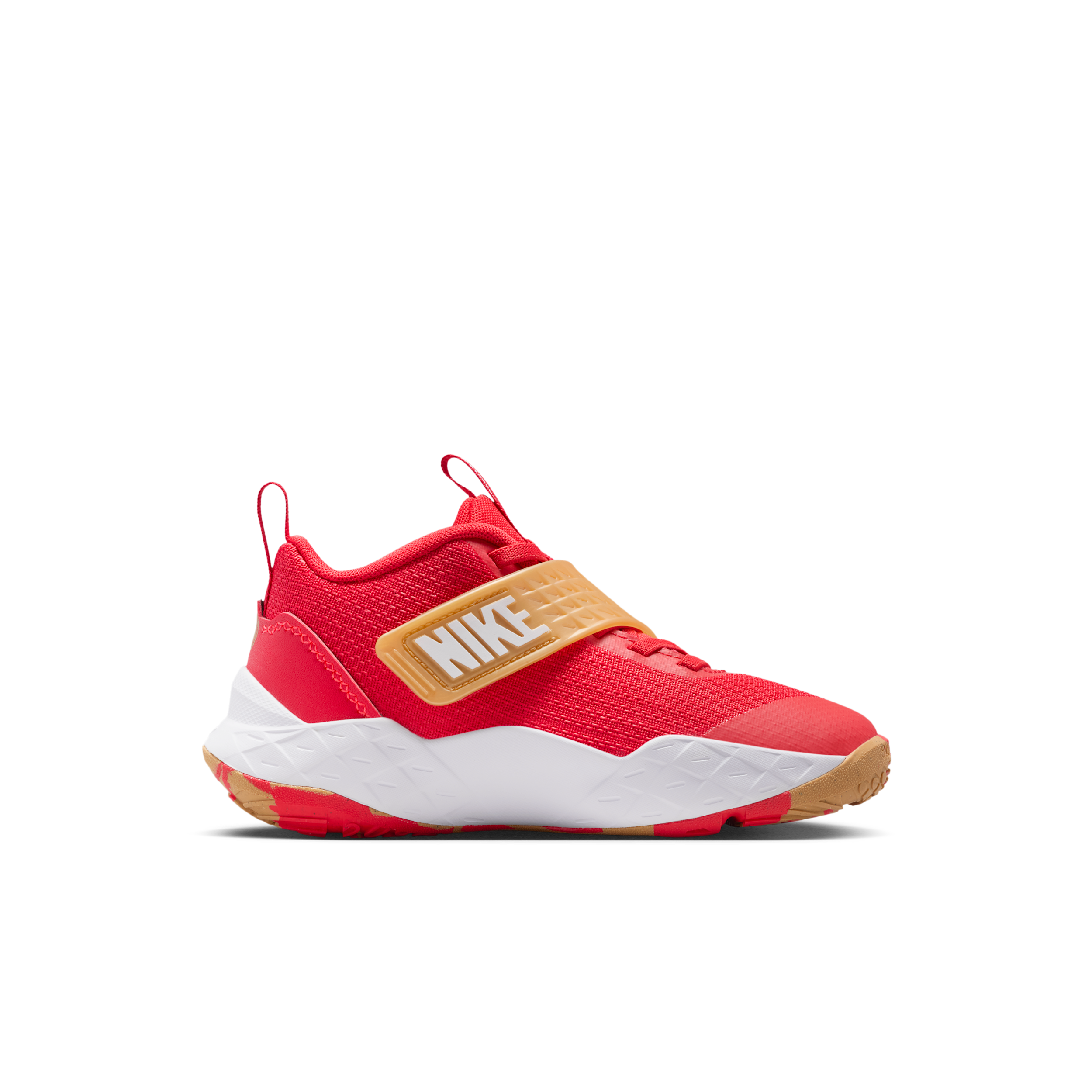 Thumbnail - Nike Team Hustle D 12 Schuh (jüngere Kinder) - Rot