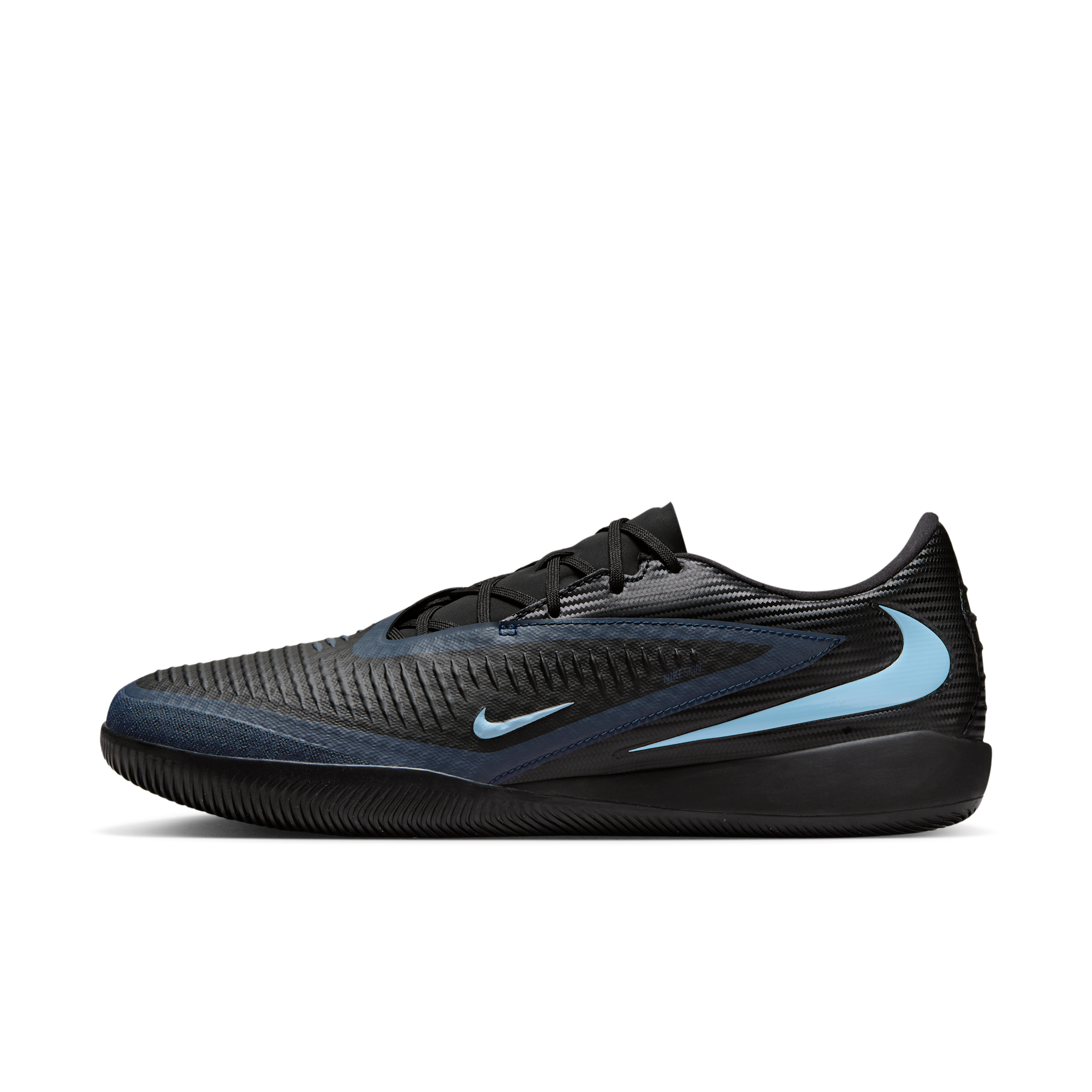 Thumbnail - Nike Phantom 6 Low Academy Fußballschuh für Hallen- und Hartplätze - Schwarz