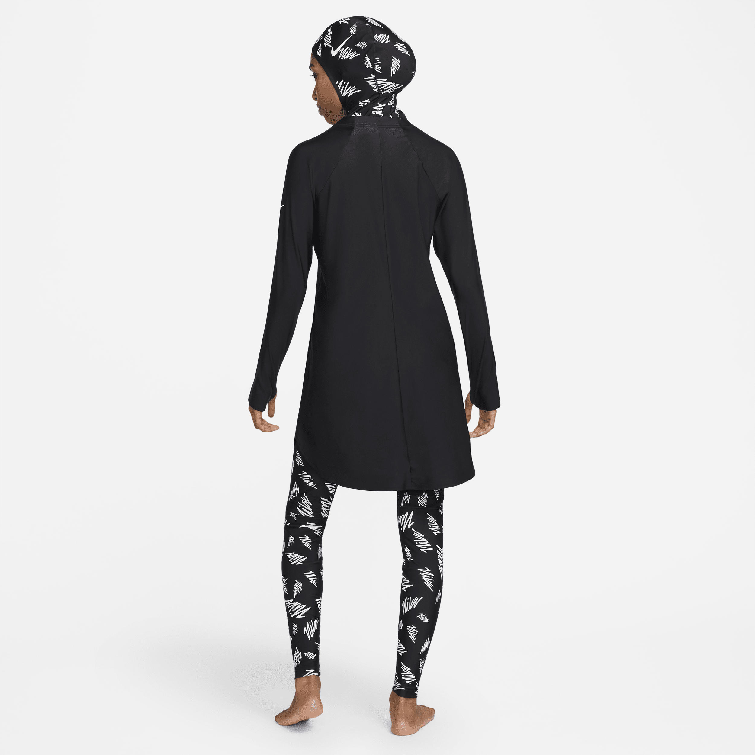 Legging de bain slim Nike Victory Print pour Femme - Noir