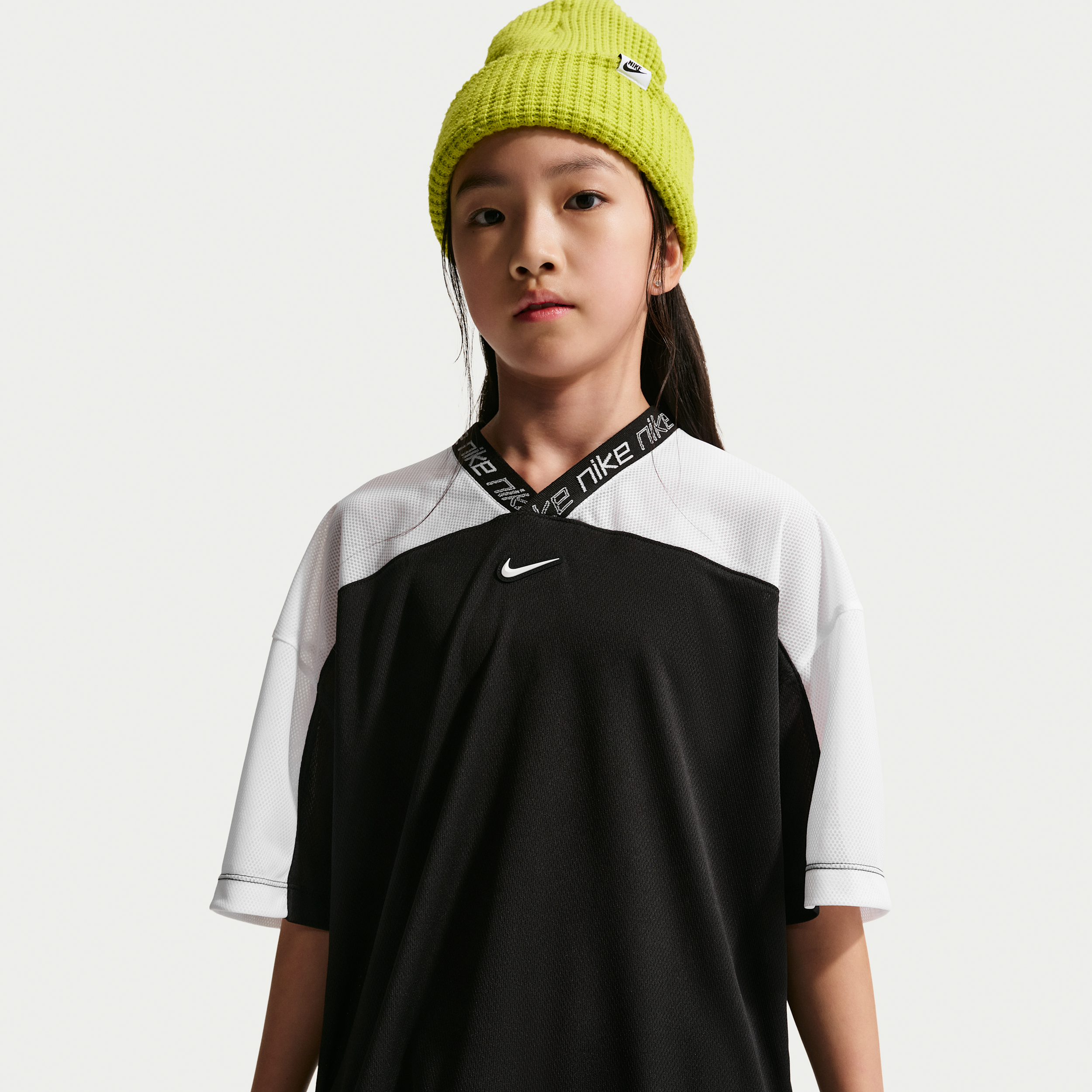 Maglia in jersey Dri-FIT Nike – Ragazza - Nero