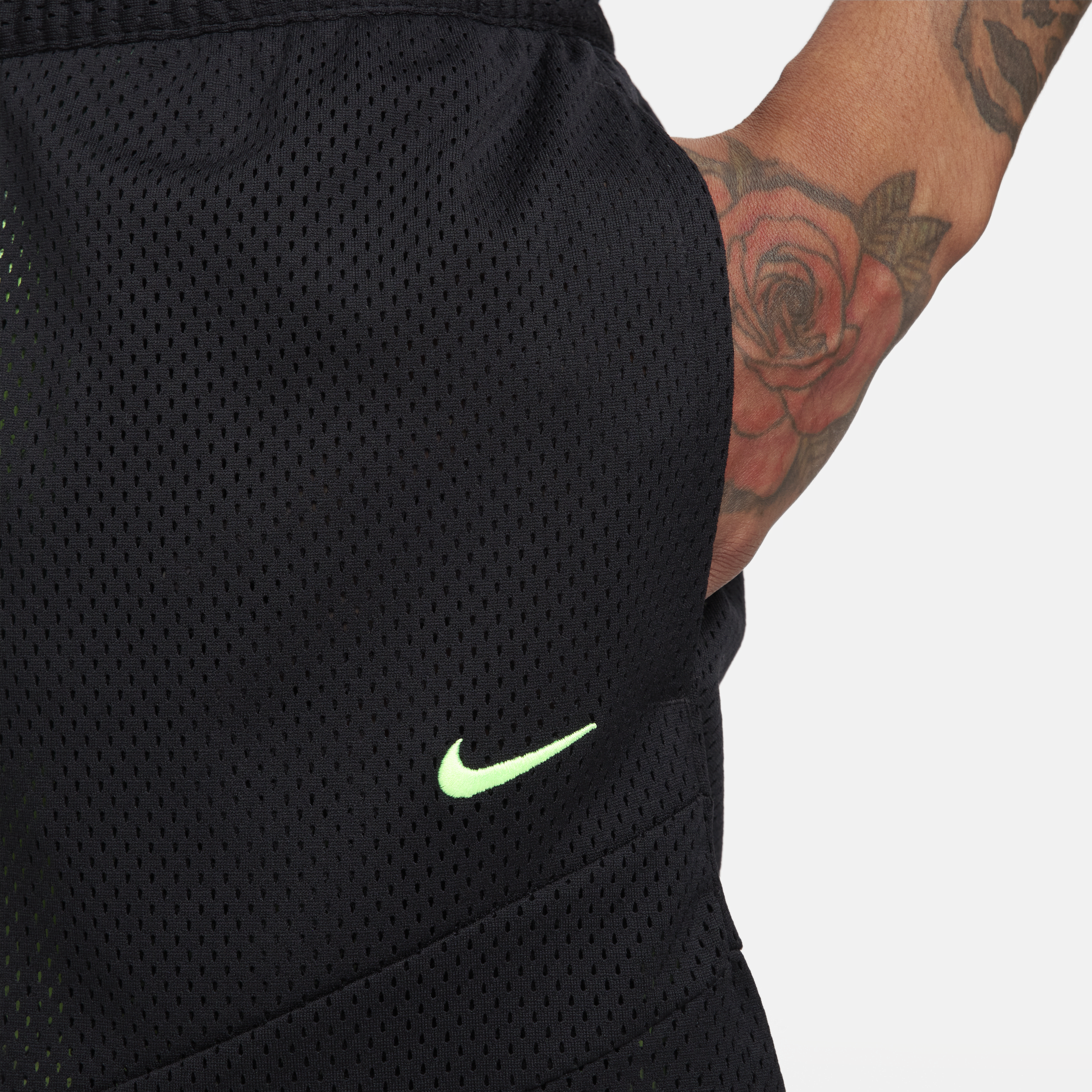 Nike Ja Dri-FIT 2-in-1 basketbalshorts voor heren (10 cm) Zwart
