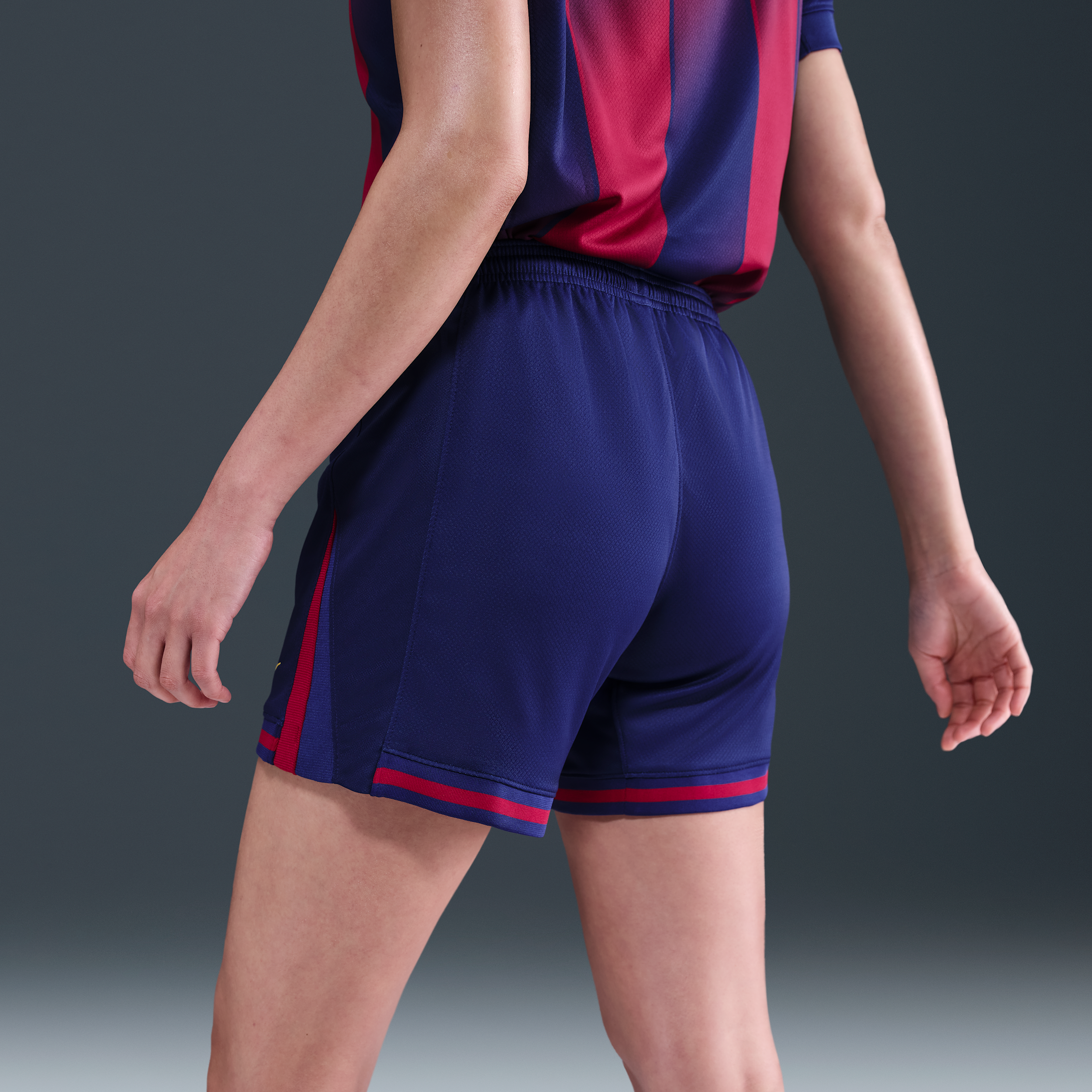 Thumbnail - FC Barcelona 2025/26 Stadium Home Nike Replika-Fußballshorts mit Dri-FIT-Technologie (Damen) - Blau