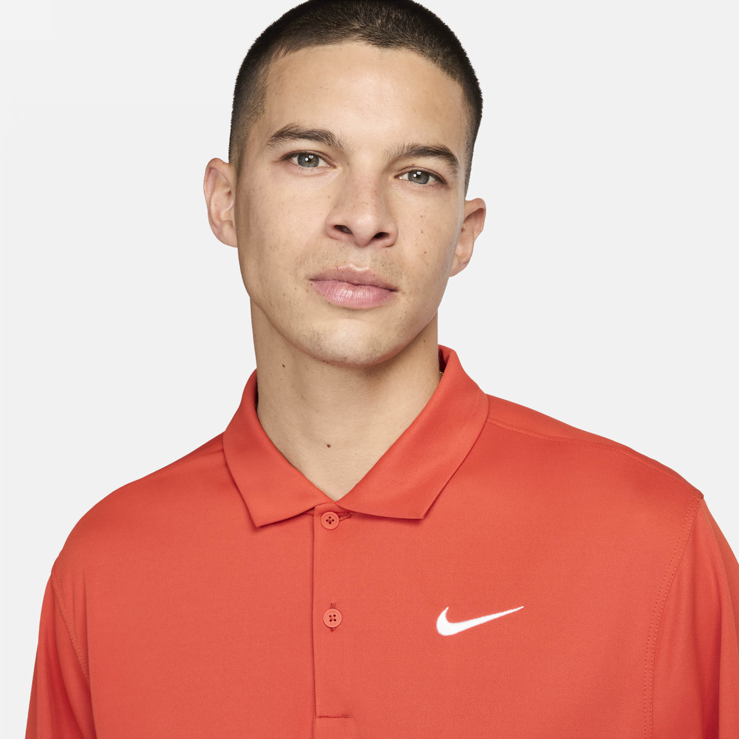 Nike Court Dri-FIT Tennispolo voor heren Oranje