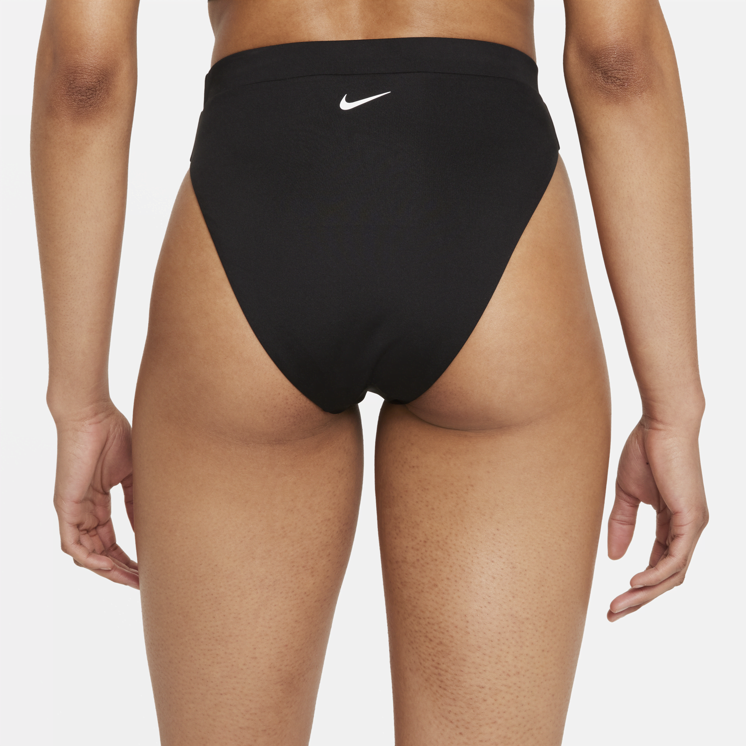 Bas de bikini taille haute Nike Essential pour Femme - Noir