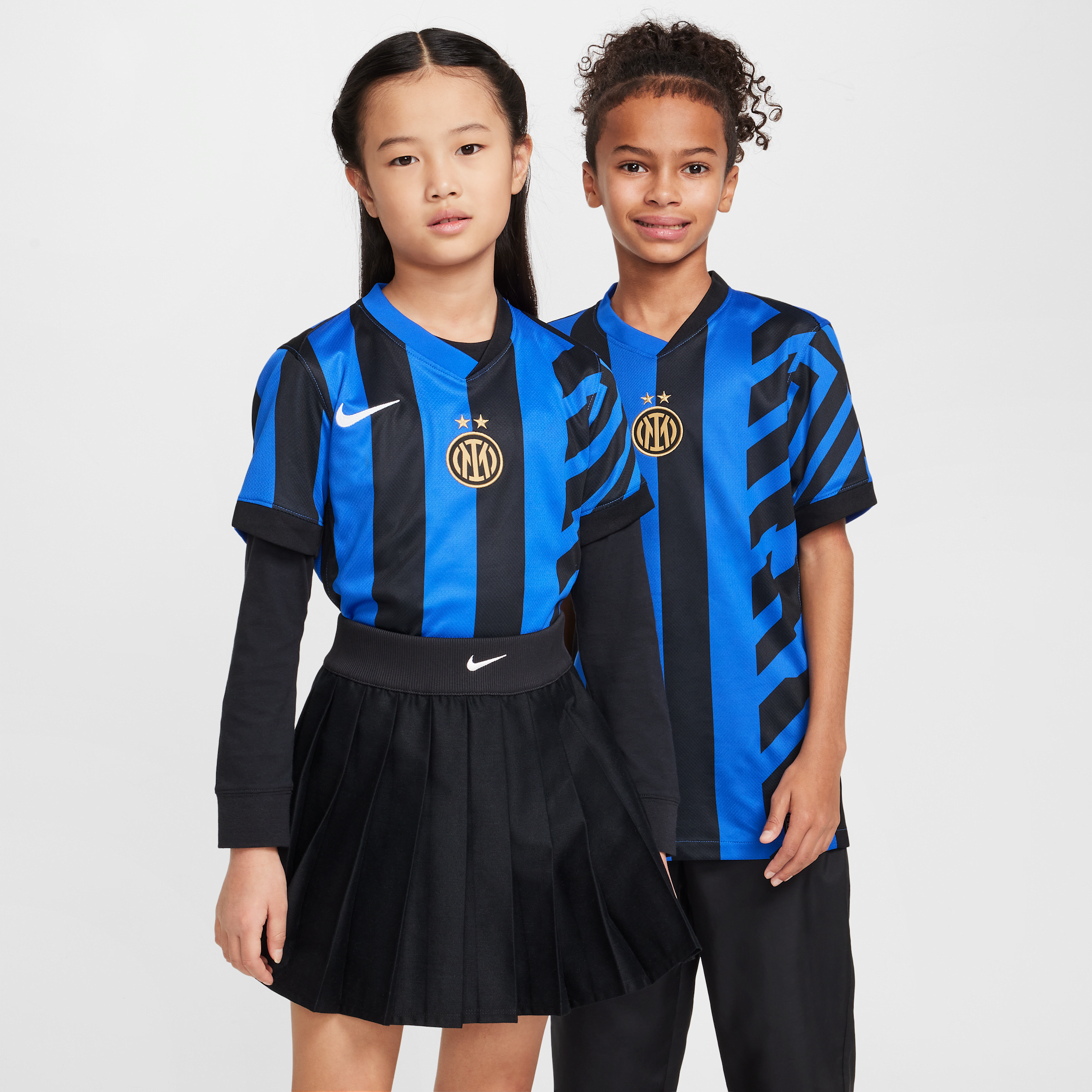 Maillot de foot replica Nike Dri-FIT Inter Milan 2024/25 Stadium Domicile pour ado - Bleu