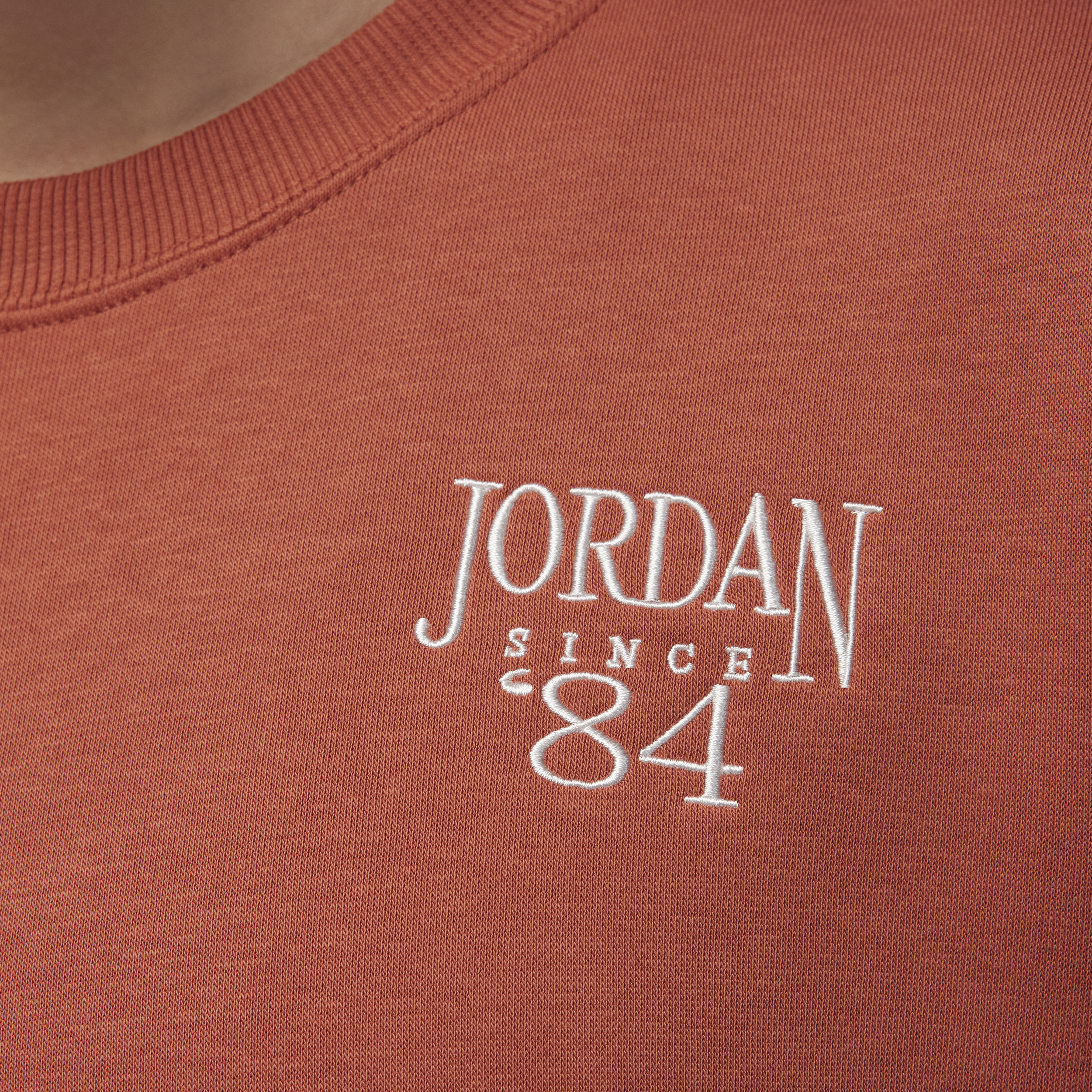 Jordan Brooklyn Fleece sweatshirt met ronde hals voor dames Roze