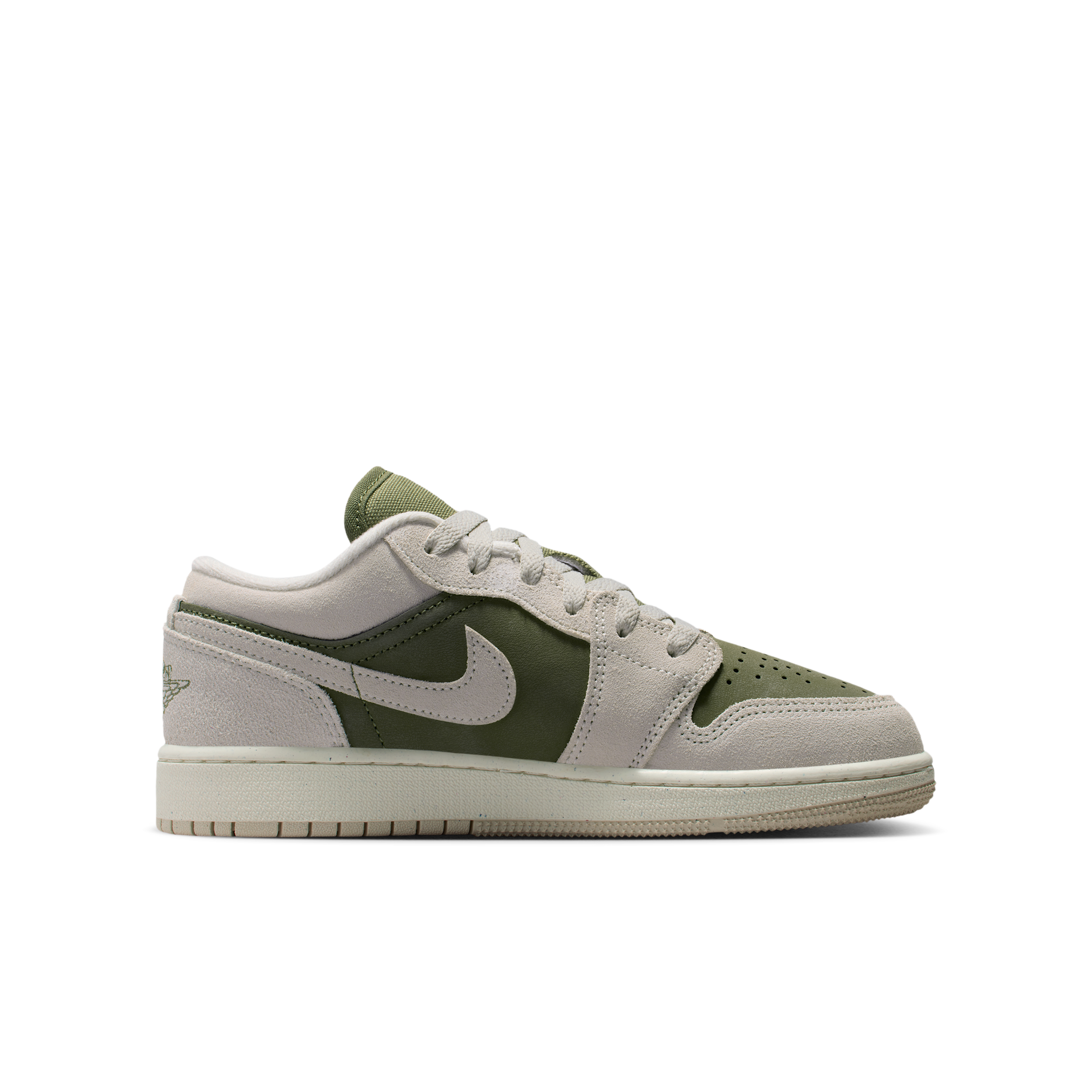 Thumbnail - Air Jordan 1 Low SE Schuh (ältere Kinder) - Grün