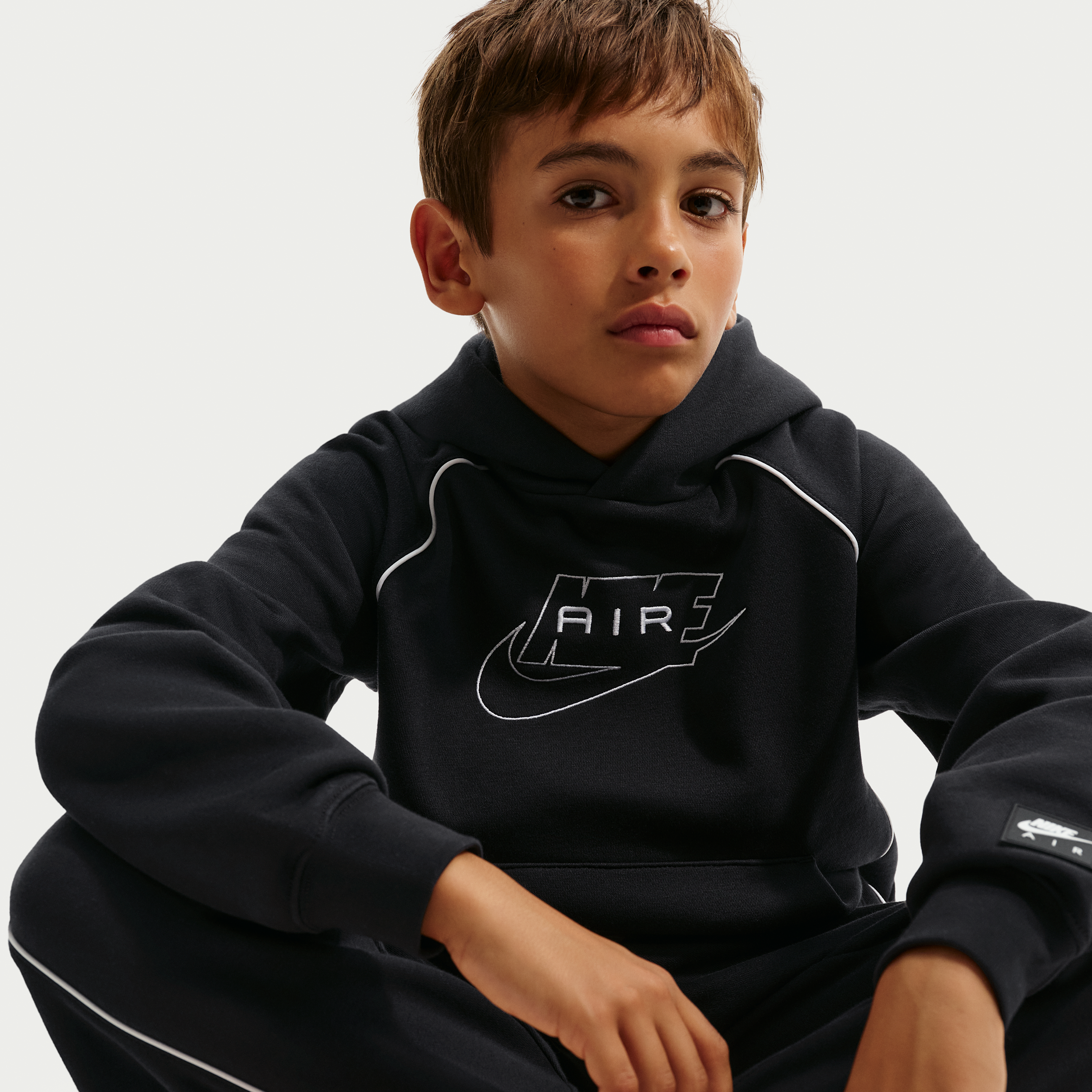 Thumbnail - Nike Air Hoodie für ältere Kinder - Schwarz