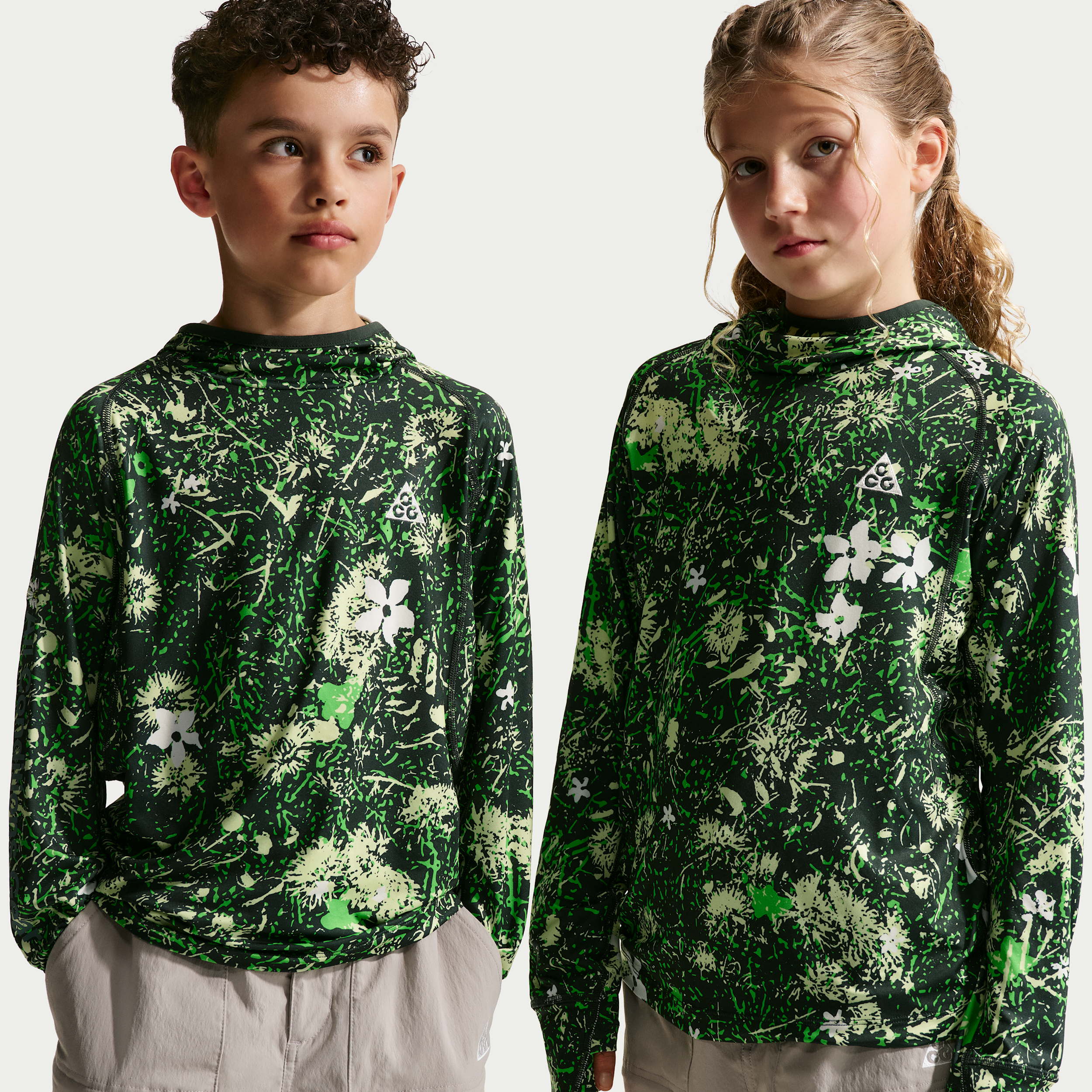 Maglia Nike ACG a manica lunga con protezione UV – Ragazzo/a - Verde