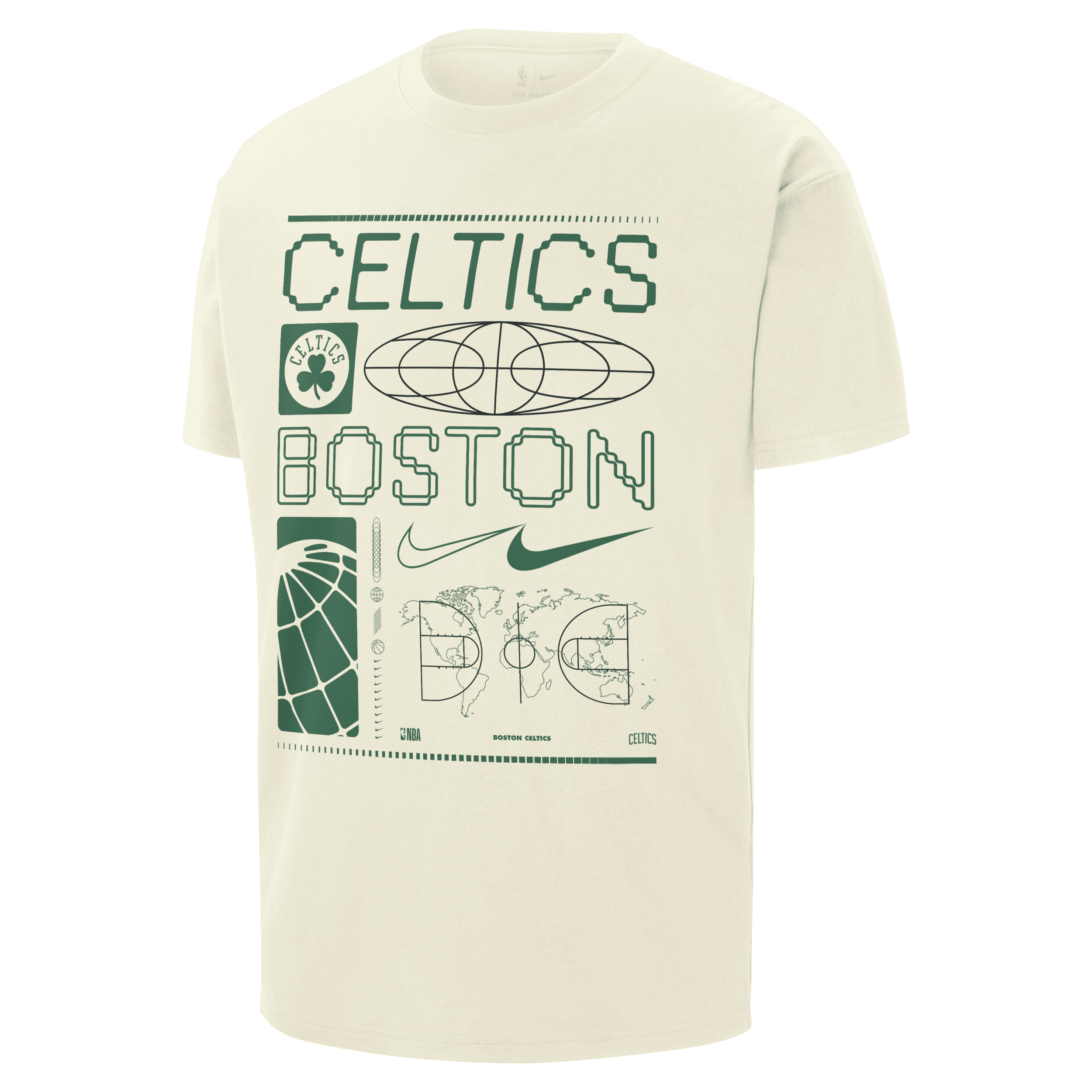 Nike Boston Celtics Max90 NBA T-shirt voor heren Wit