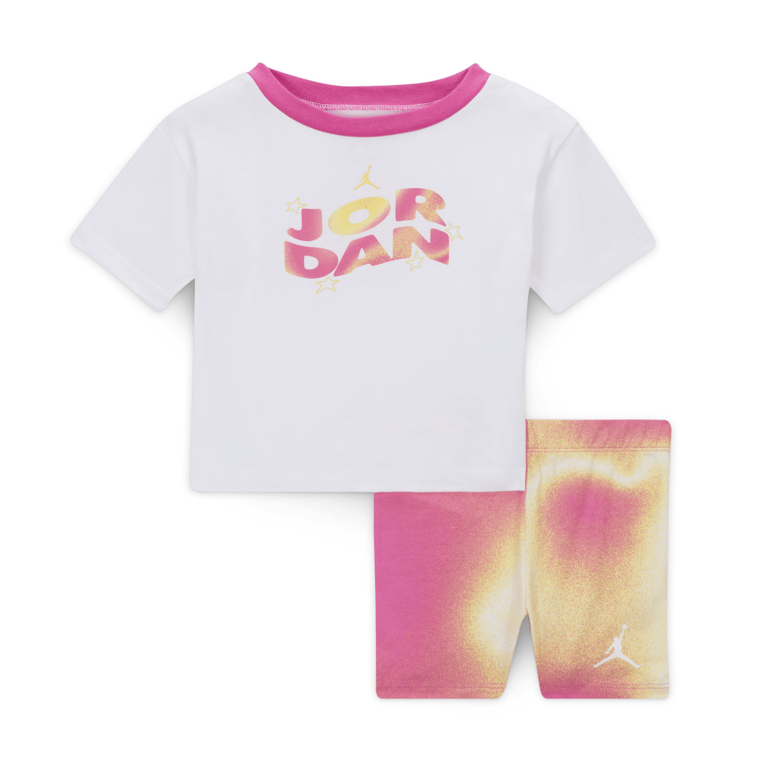 Jordan Lemonade Stand shortsset voor baby's (12-24 maanden) Roze