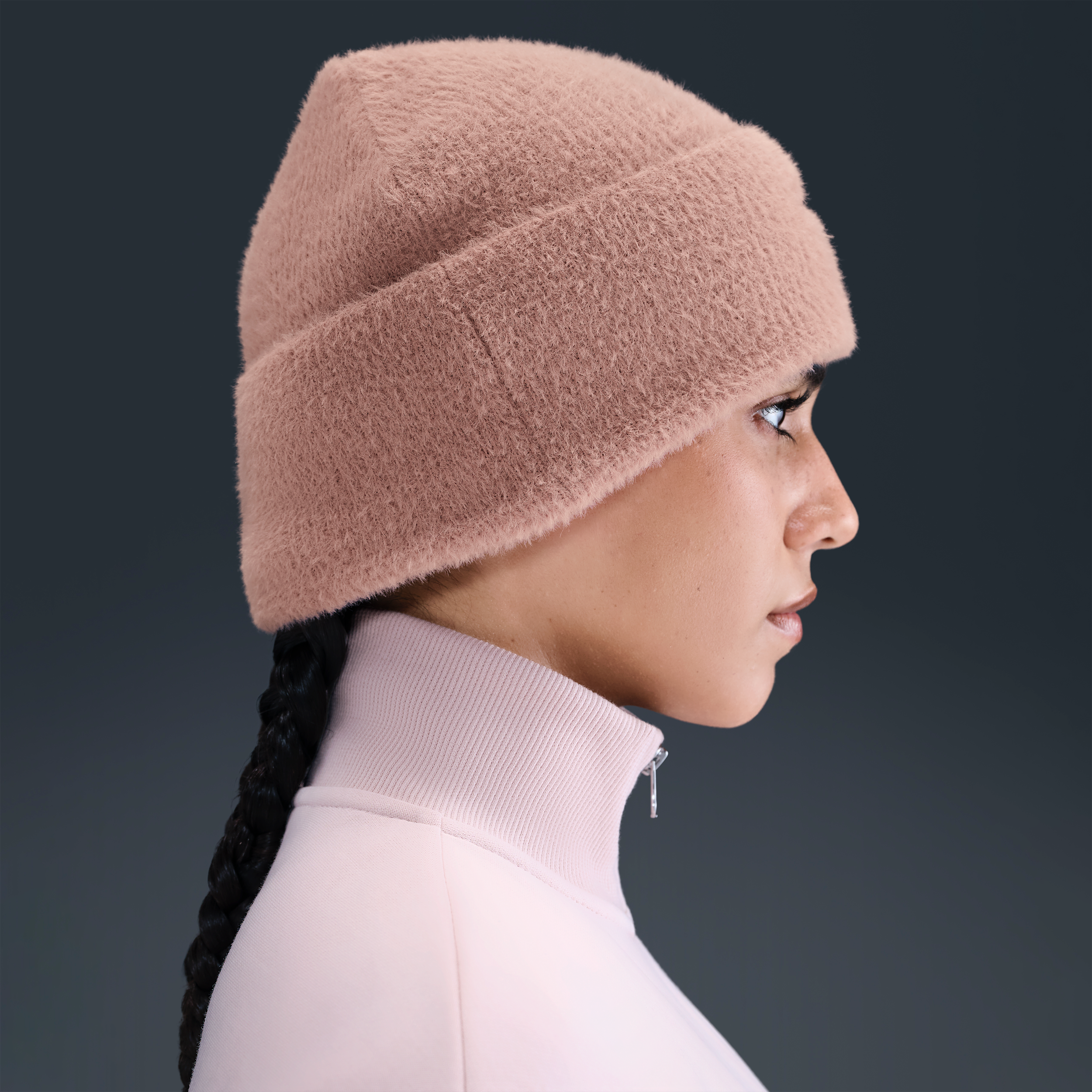 Thumbnail - Nike Peak bequeme Beanie - Pink