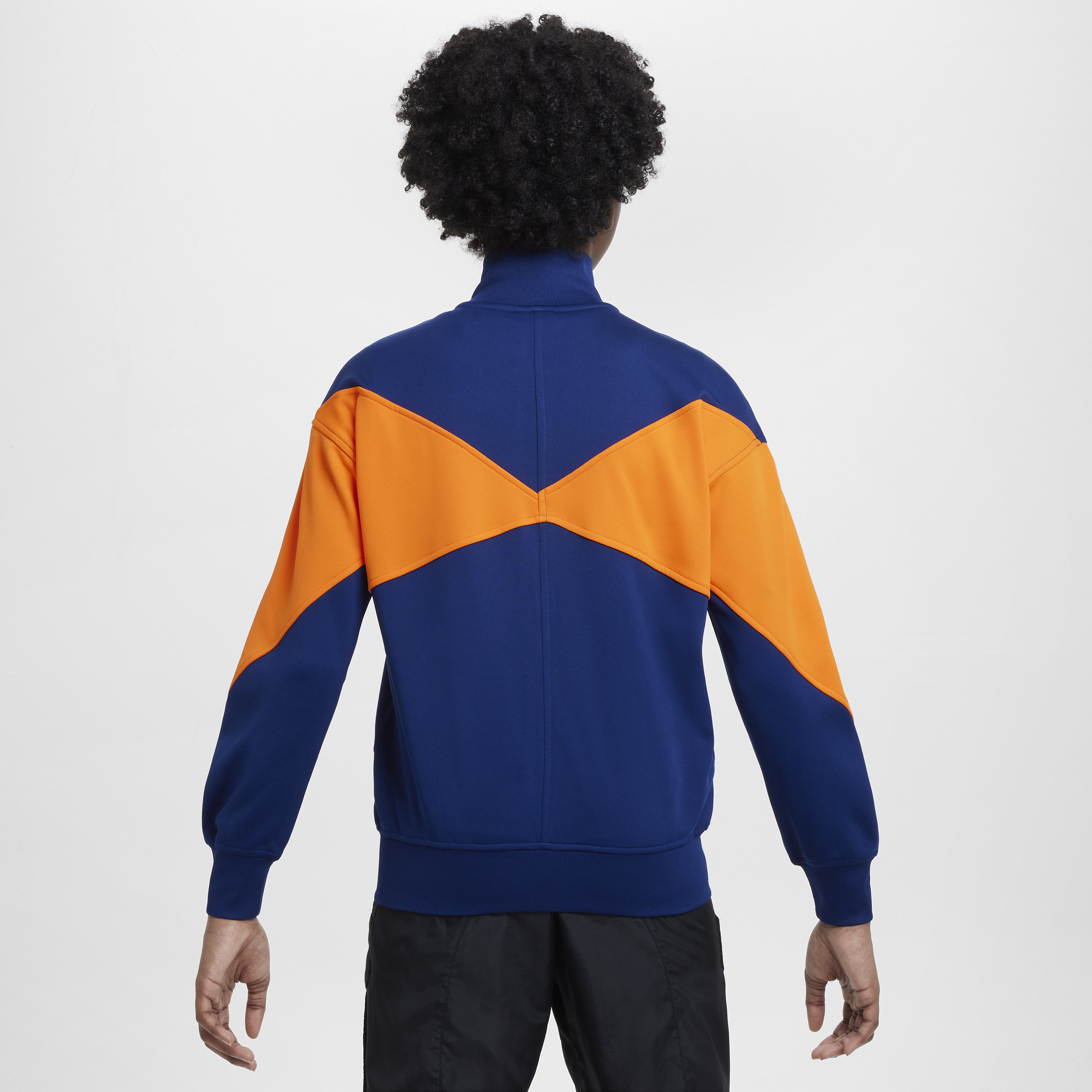 Nike Nederland Academy Pro knit voetbaljack voor kids Blauw