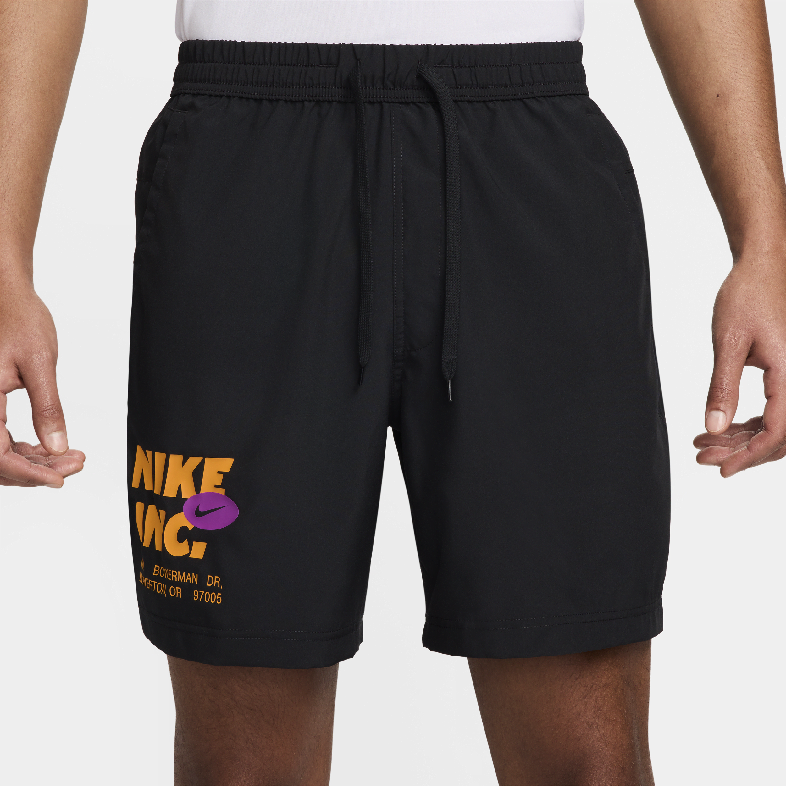 Nike Form Dri-FIT niet-gevoerde fitnessshorts voor heren (18 cm) Zwart