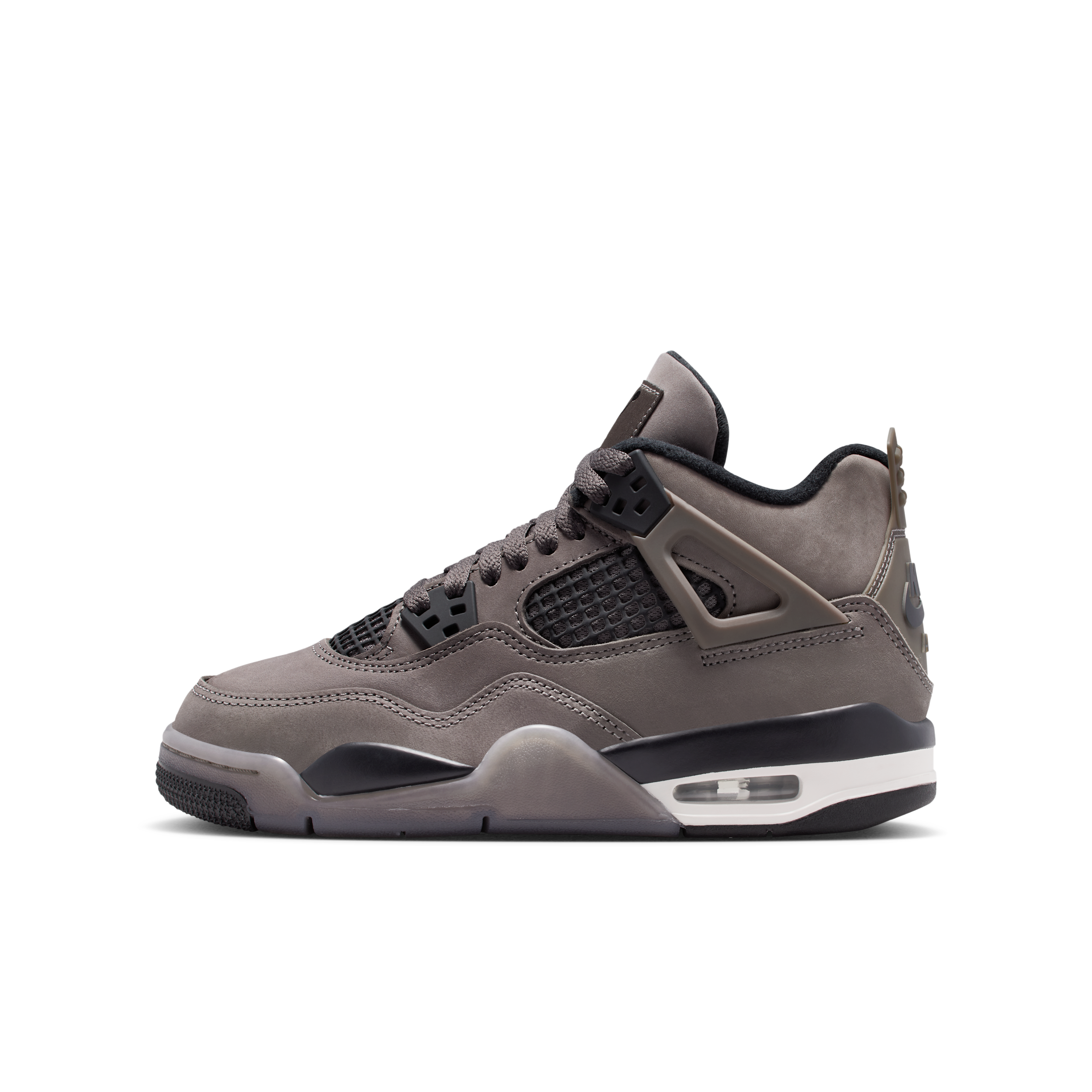 Sapatilhas Air Jordan 4 Retro "Cave Stone and Black" Júnior - Cinzento - IB4171-200