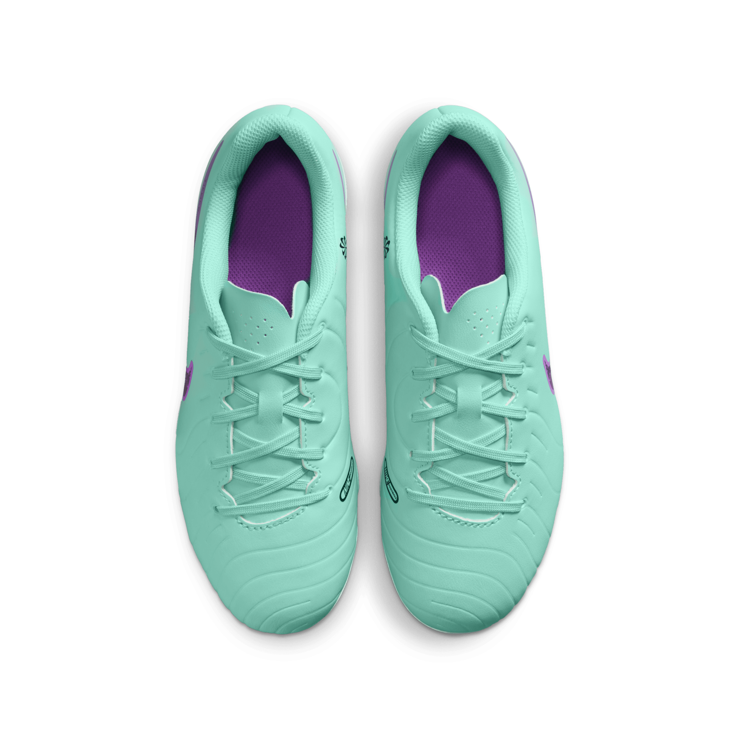 Nike Jr. Tiempo Legend 10 Club low top voetbalschoenen voor kleuters kids (meerdere ondergronden) Groen