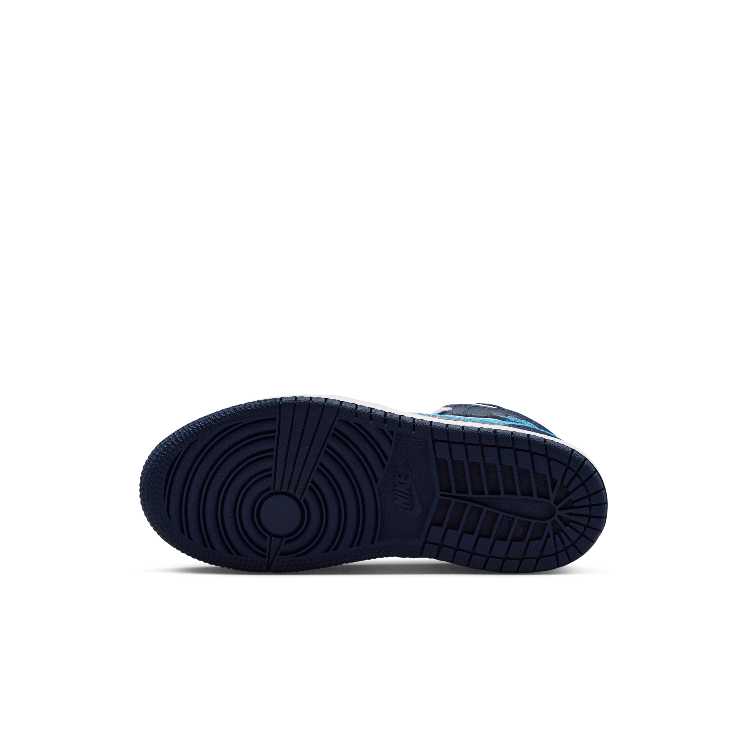 Jordan 1 Mid-sko til mindre børn - blå - DQ8424-404