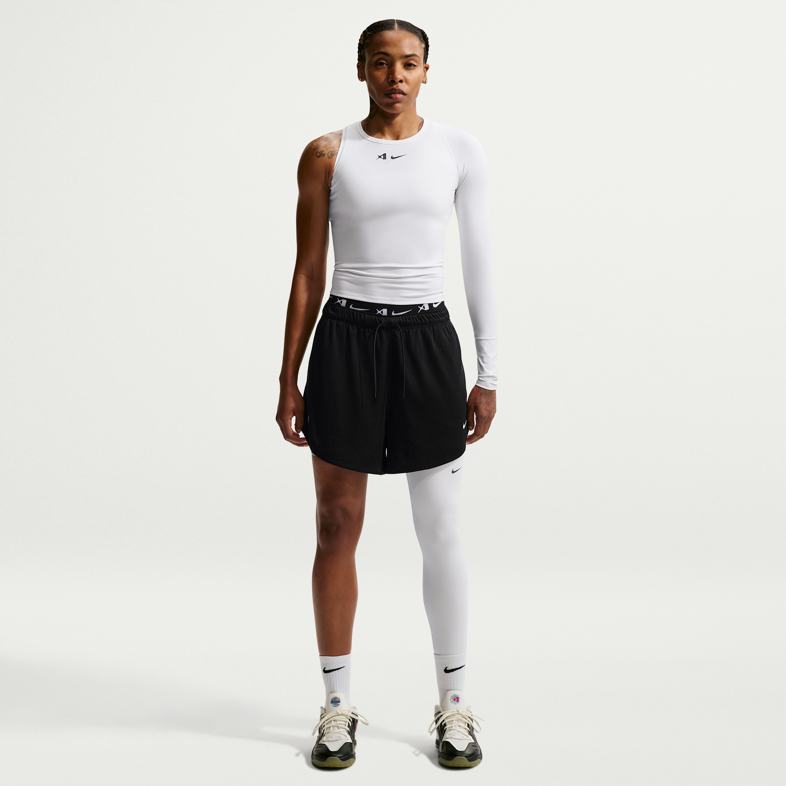 Shorts da basket 10 cm Dri‑FIT A'ja Wilson – Donna - Nero