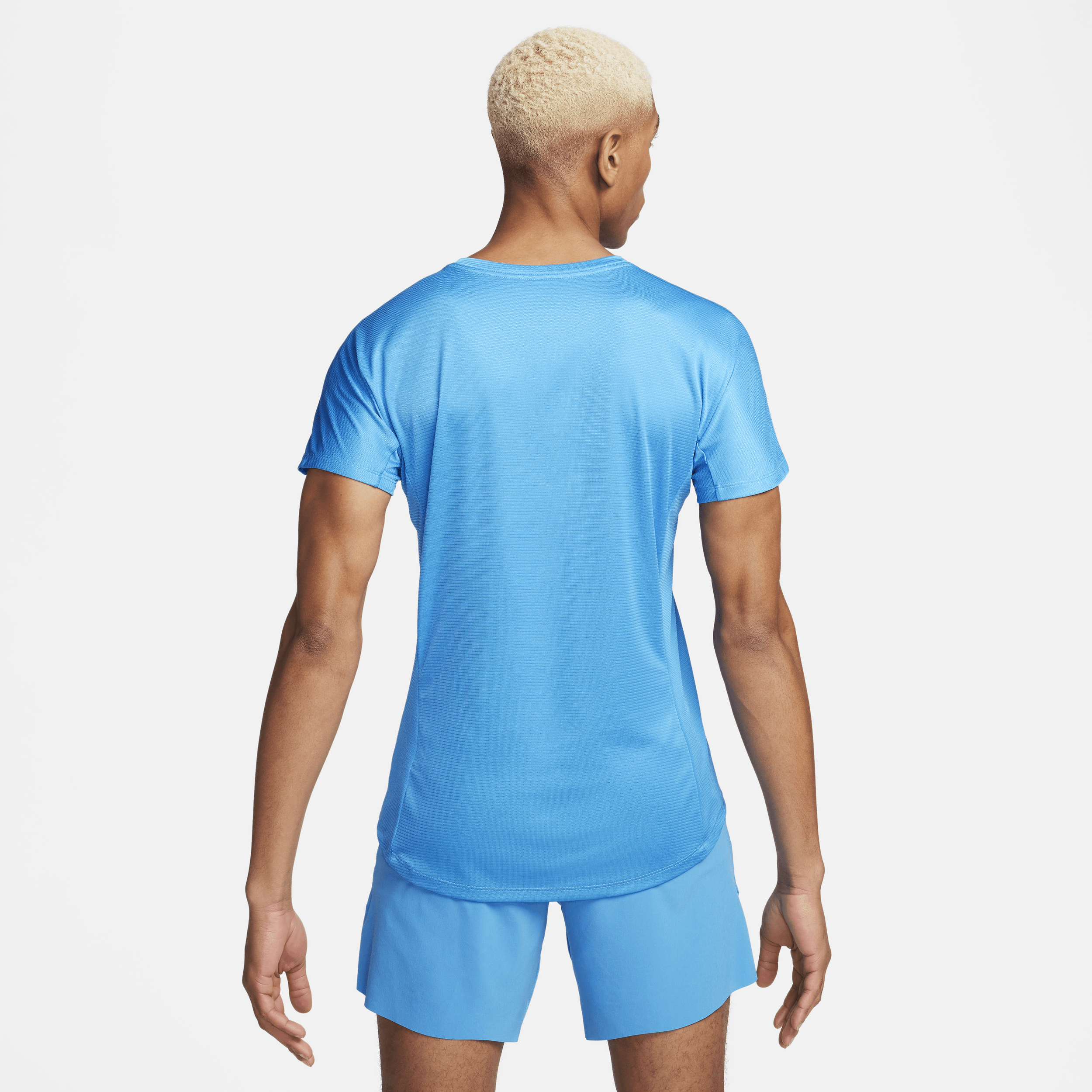 Nike Rafa Challenger Dri-FIT tennistop met korte mouwen voor heren Blauw