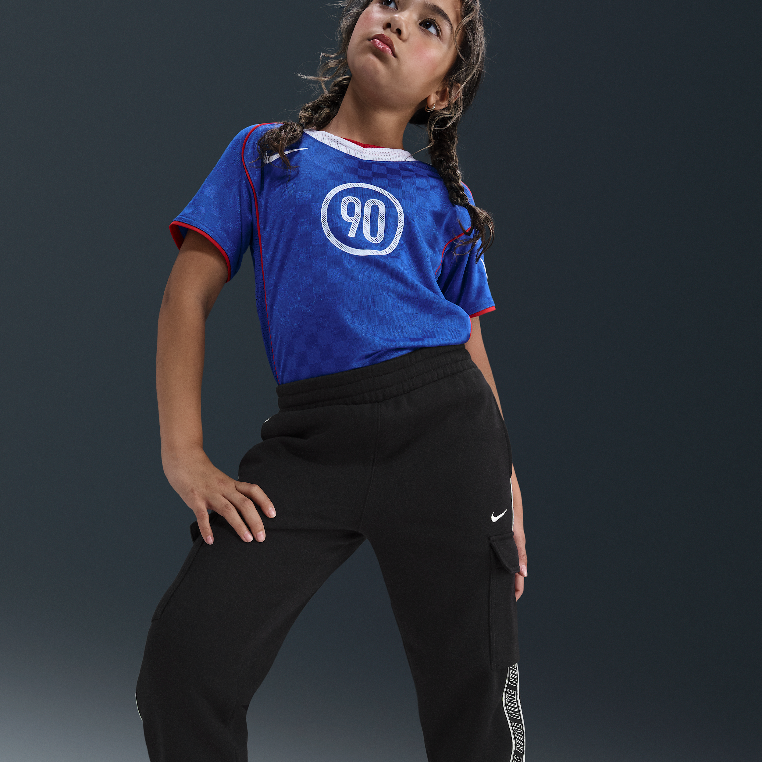 Nike Sportswear Club Fleece cargobroek voor kids Zwart