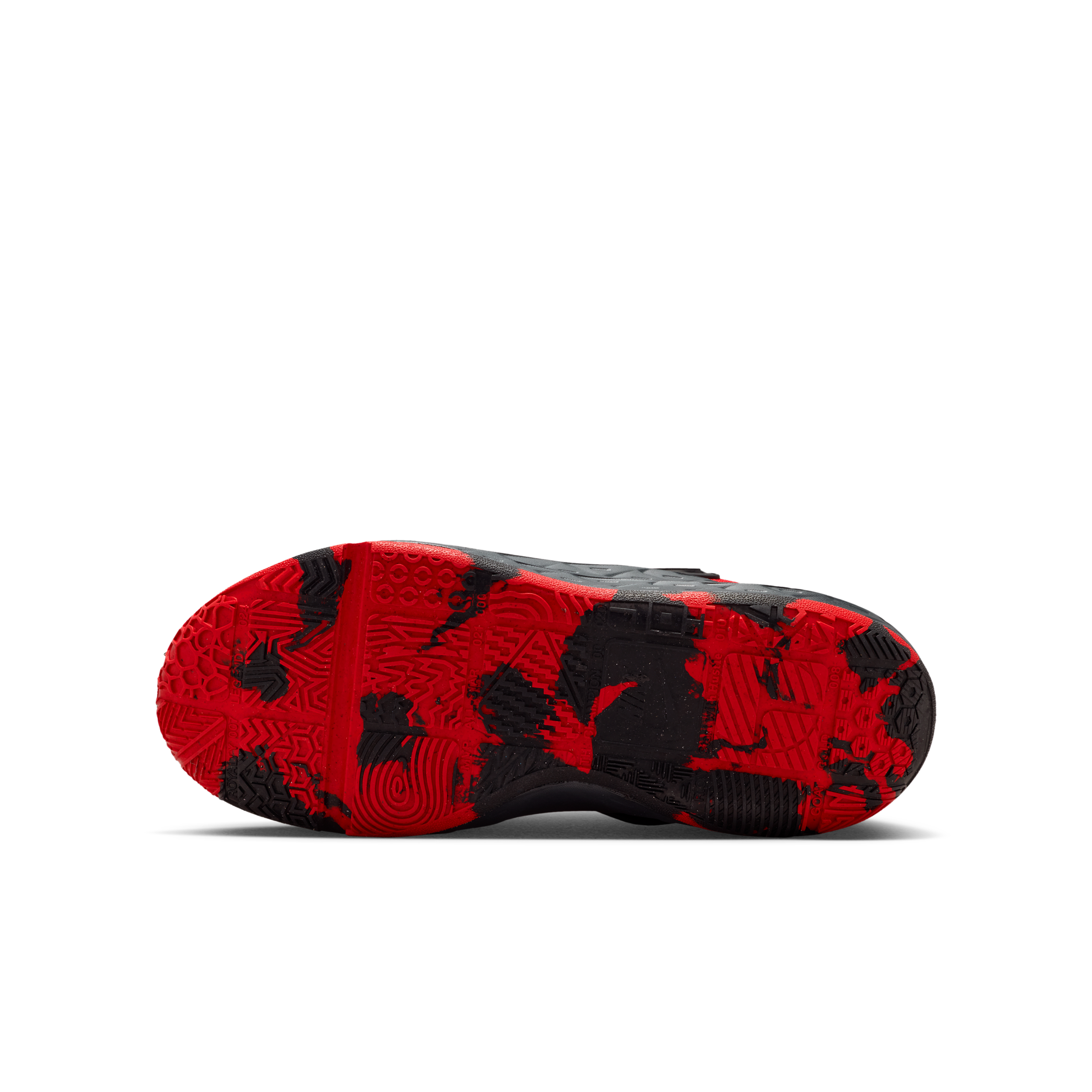 Thumbnail - Nike Team Hustle D 12 Basketballschuh (ältere Kinder) - Rot