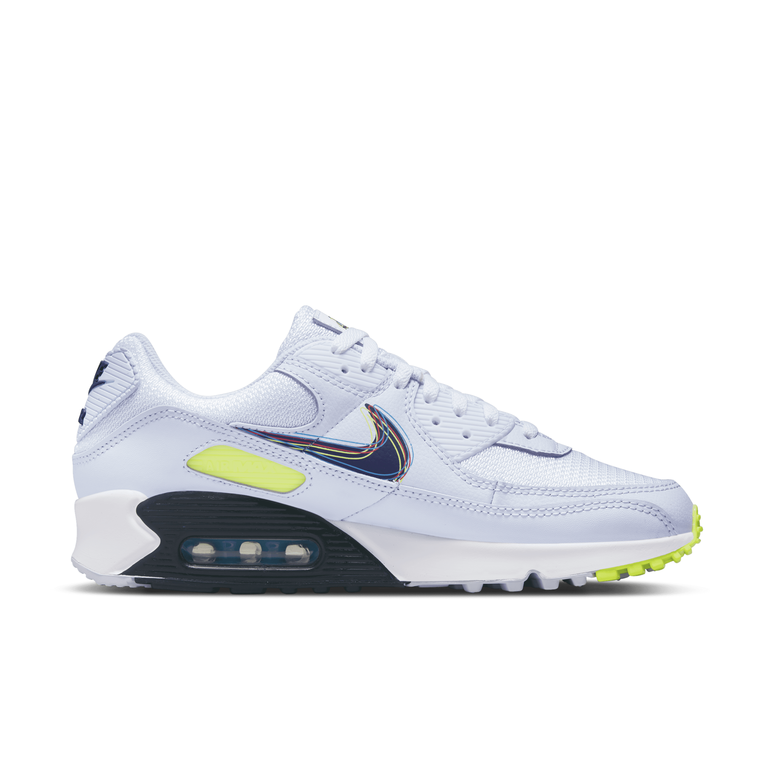 white nike air max 90 size 7